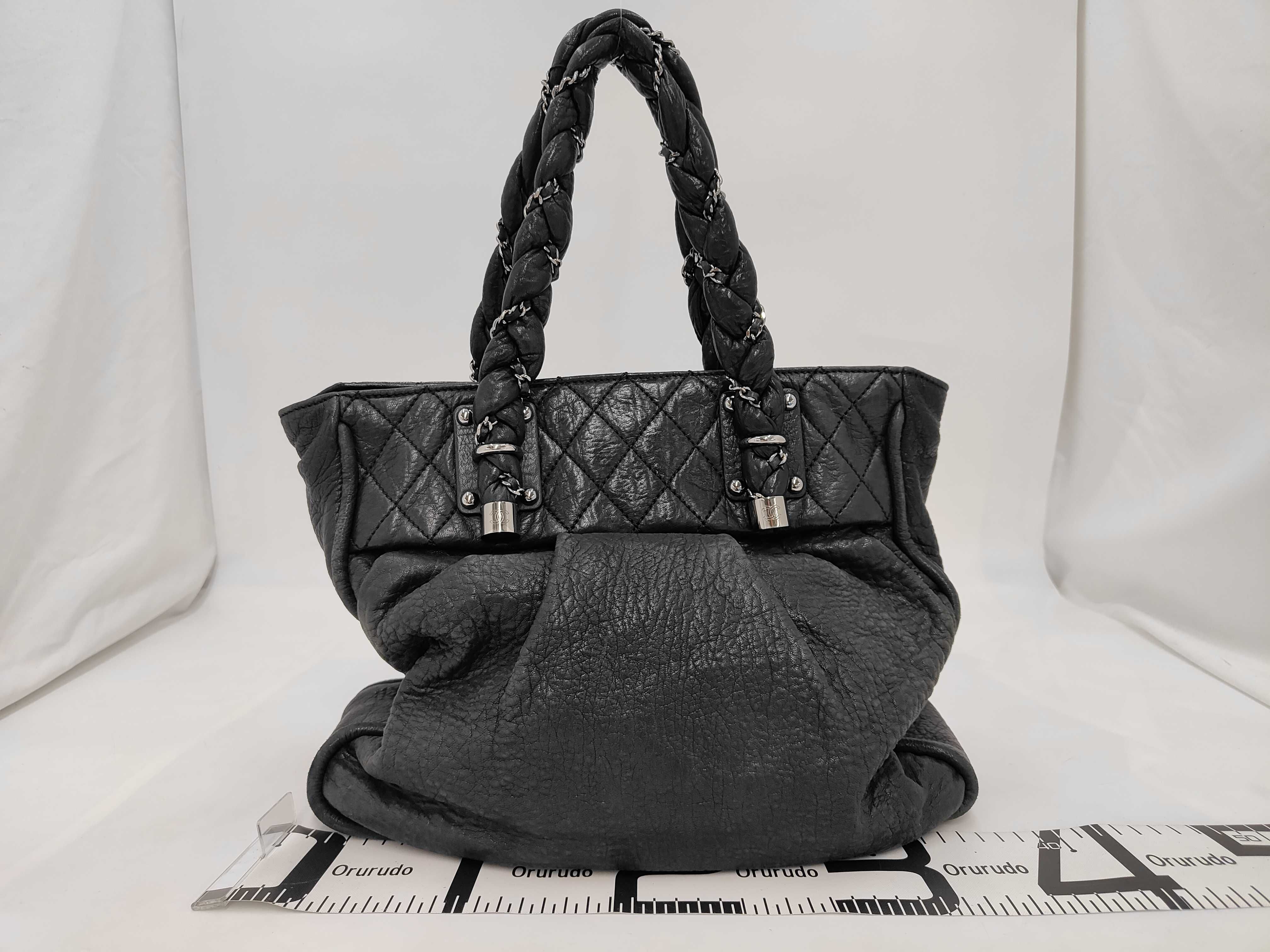 BAG MATELASSE LADY BRAID LAMBSKIN BLACK SHW NO.11 Bag — view 2