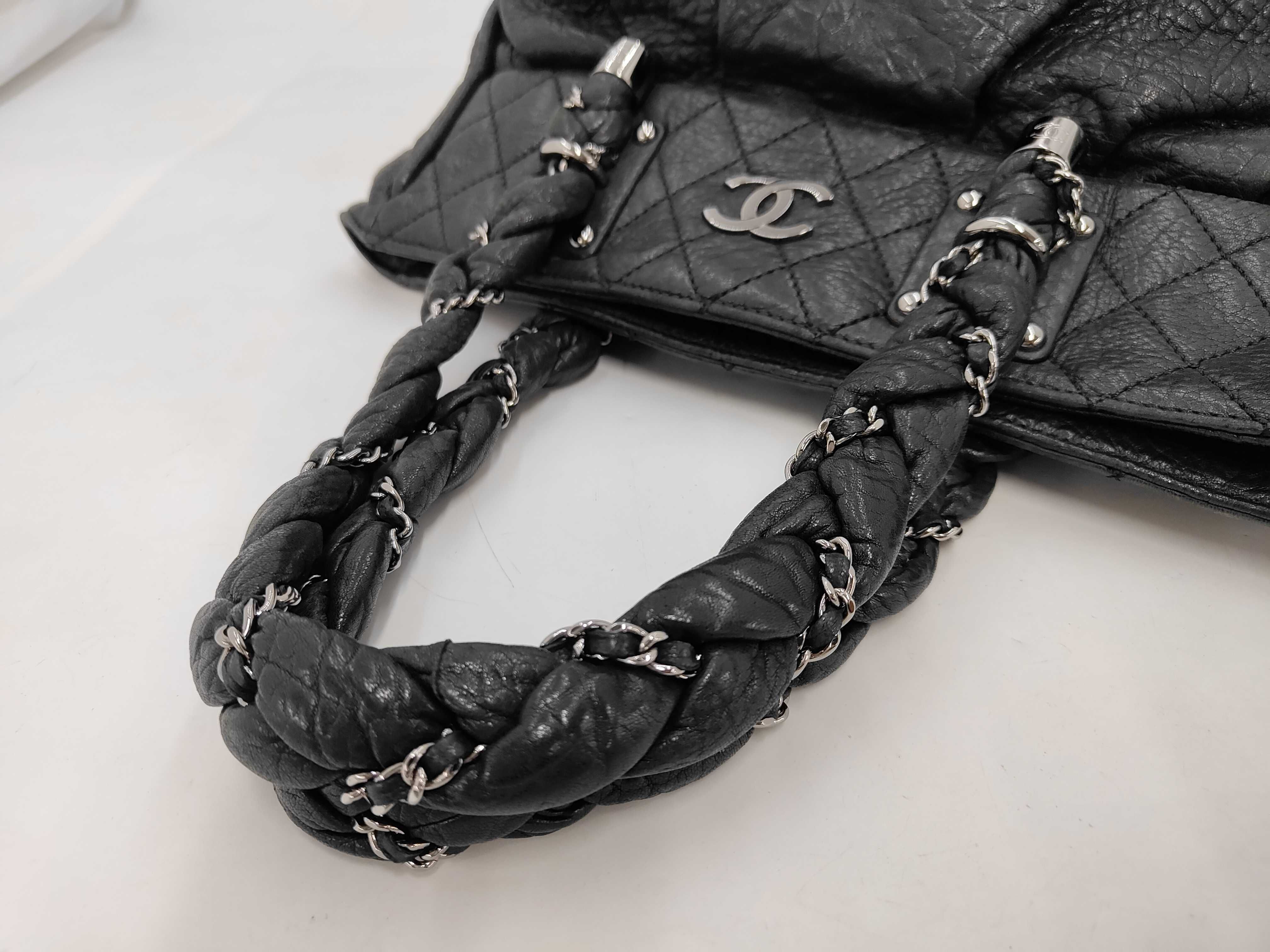 BAG MATELASSE LADY BRAID LAMBSKIN BLACK SHW NO.11 Bag — view 3