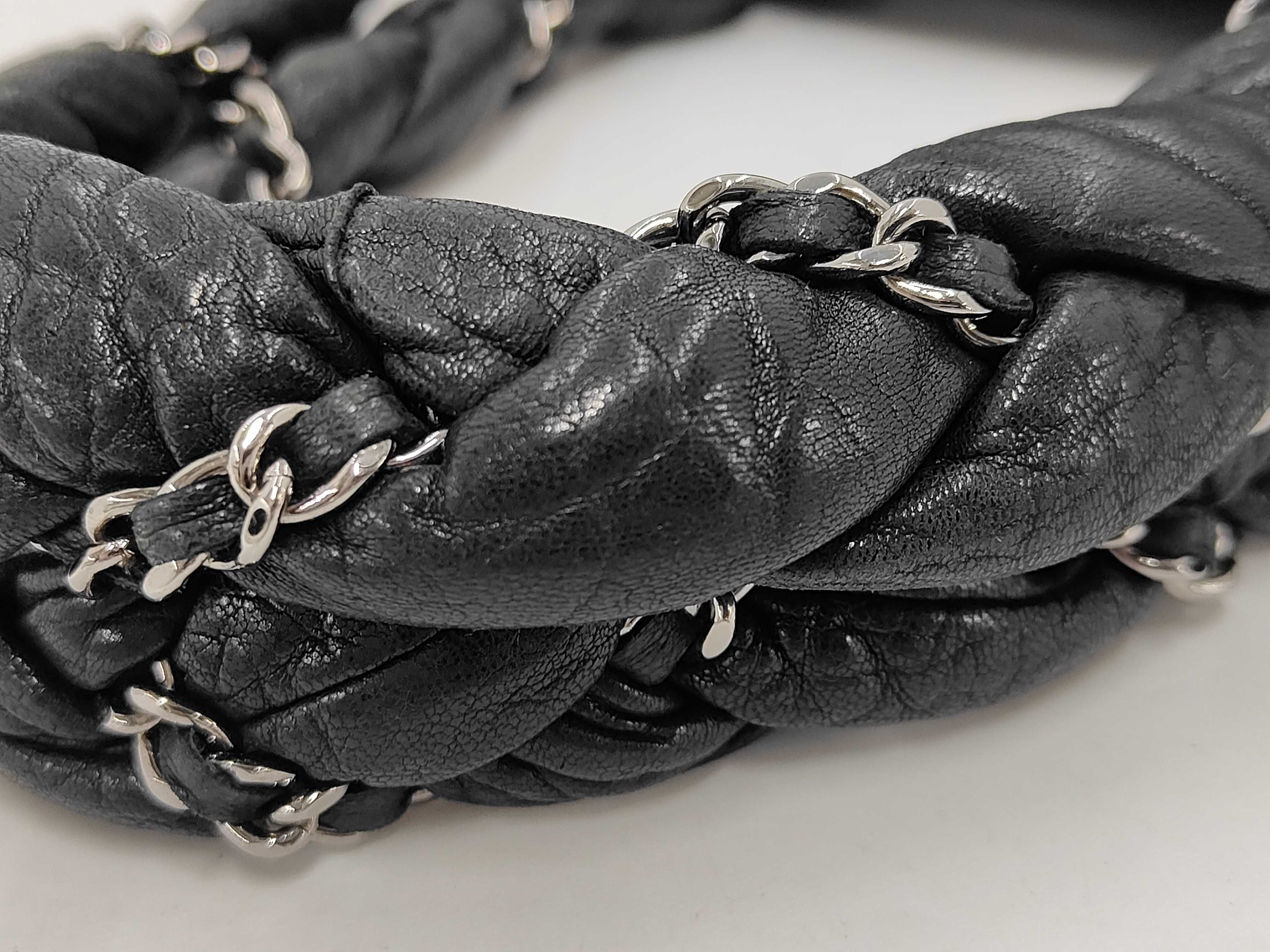 BAG MATELASSE LADY BRAID LAMBSKIN BLACK SHW NO.11 Bag — view 4