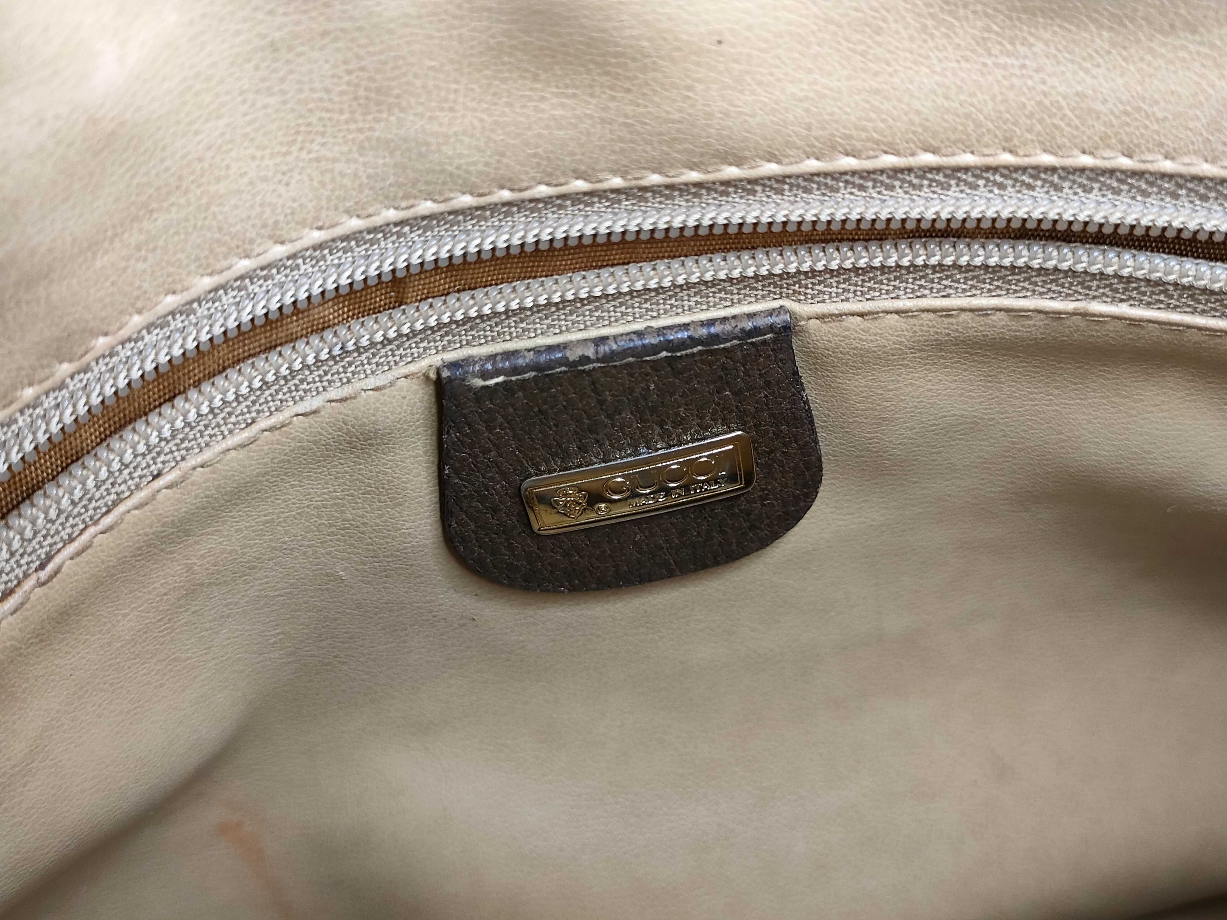 GG Supreme Shoulder Bag, PVC Leather, Brown, 001 115 6106 — view 11