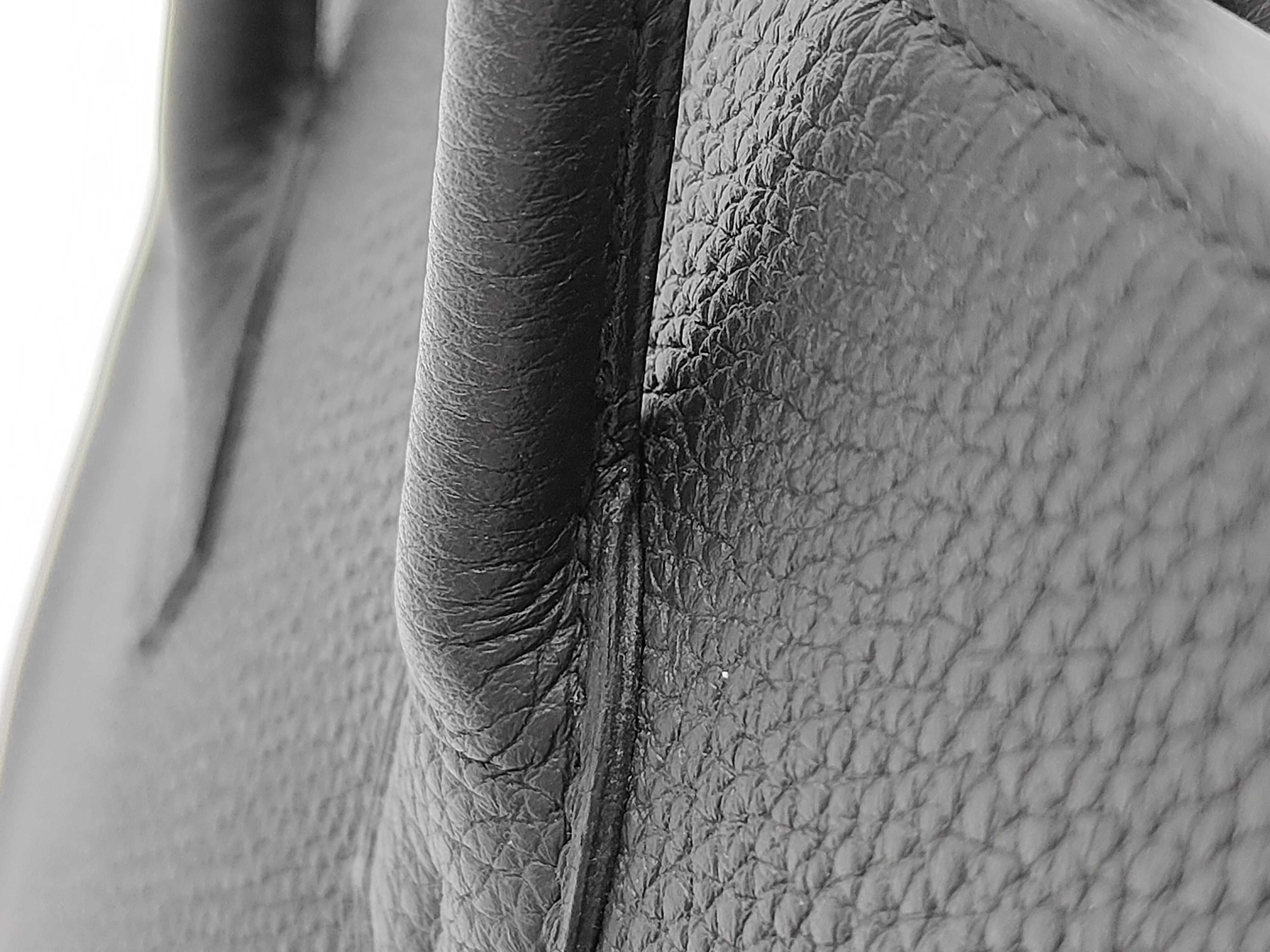 Birkin 25 C stamp Togo Black PG Handbag — view 5