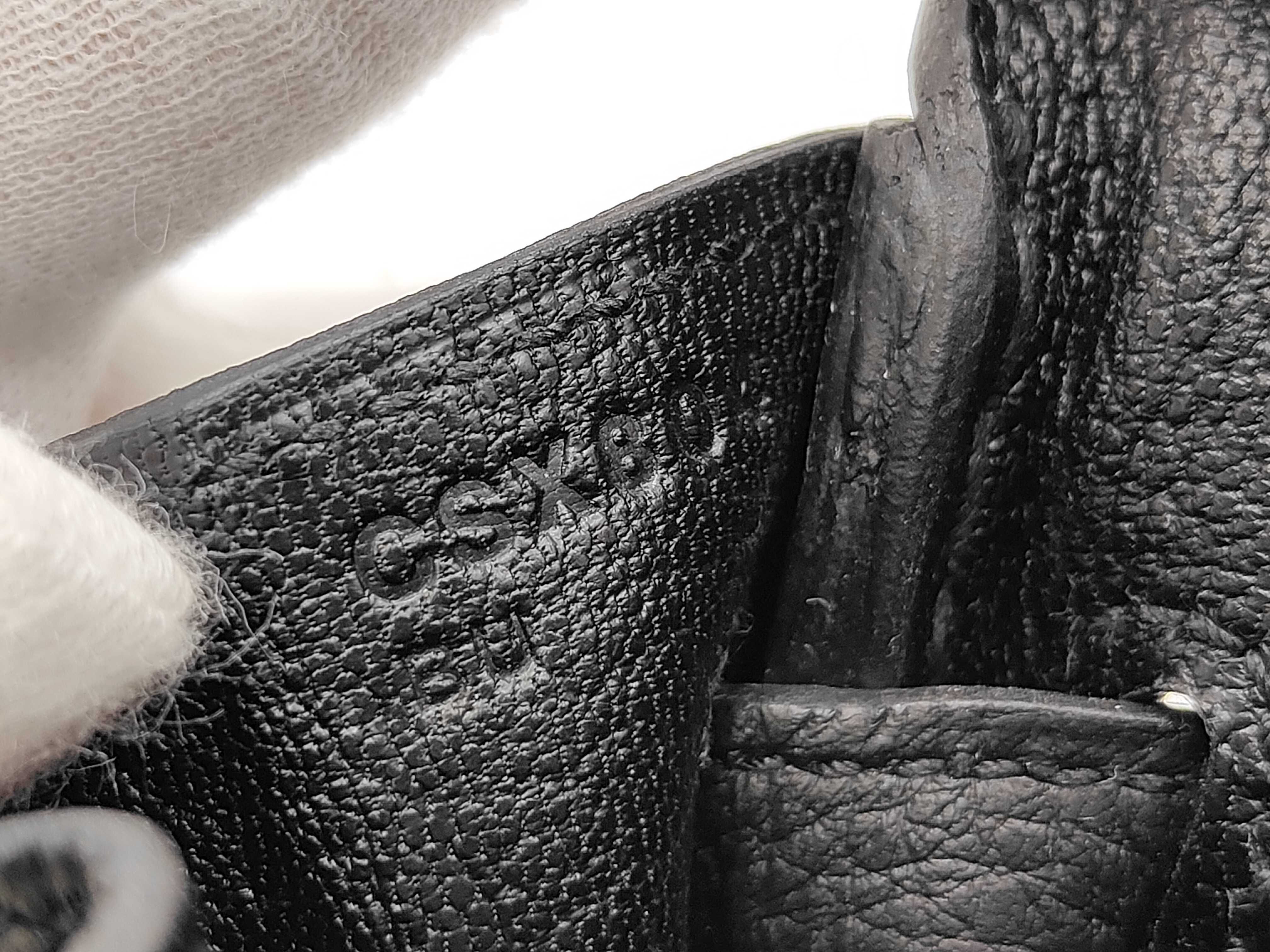 Birkin 25 C stamp Togo Black PG Handbag — view 10