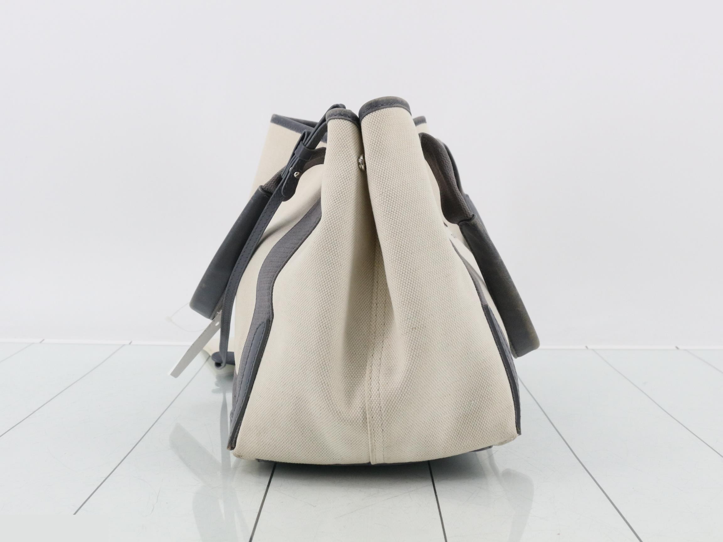 Navy Cabas Tote Bag — view 4