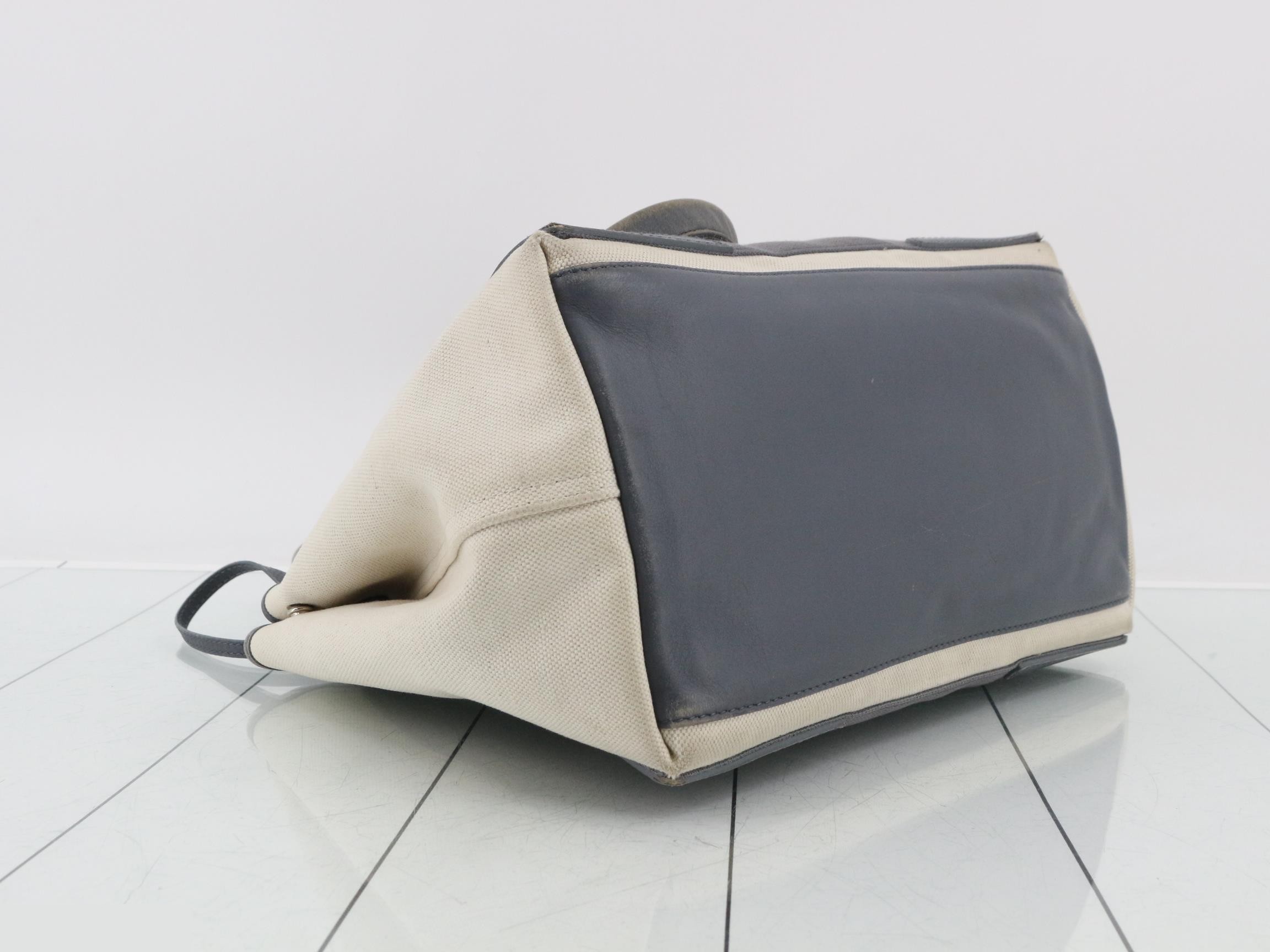 Navy Cabas Tote Bag — view 5