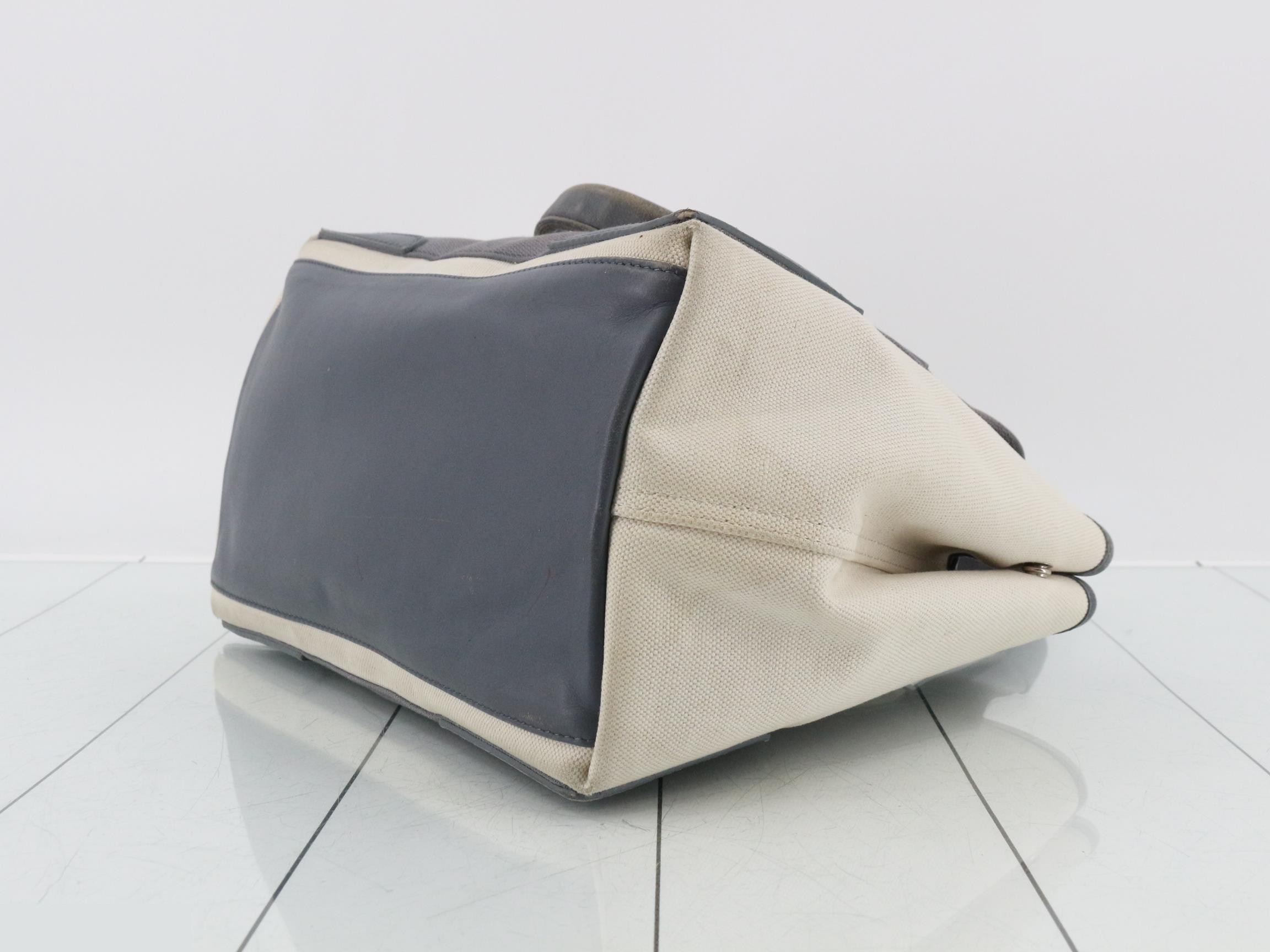 Navy Cabas Tote Bag — view 6