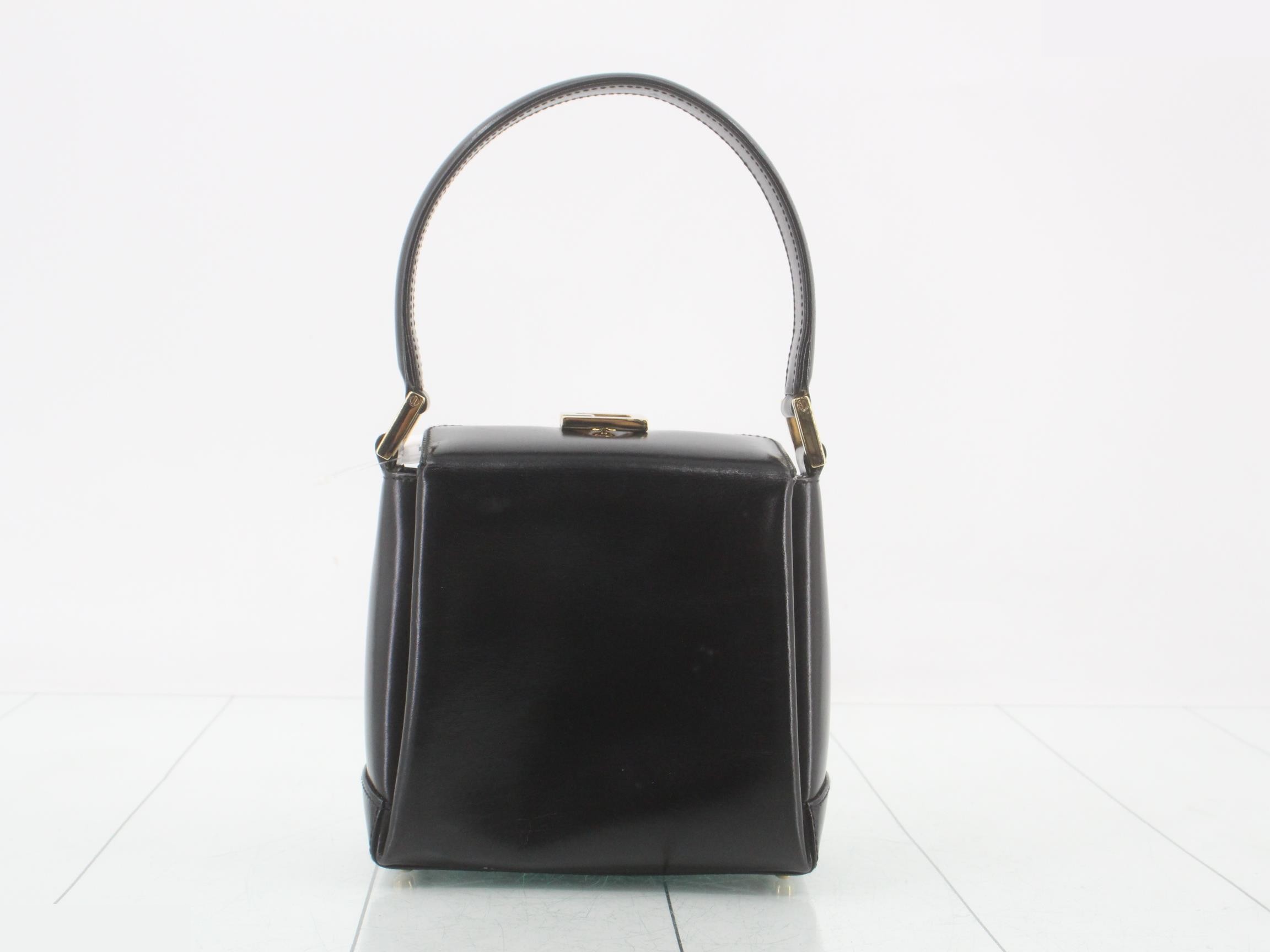 Handbag, leather, black — view 2