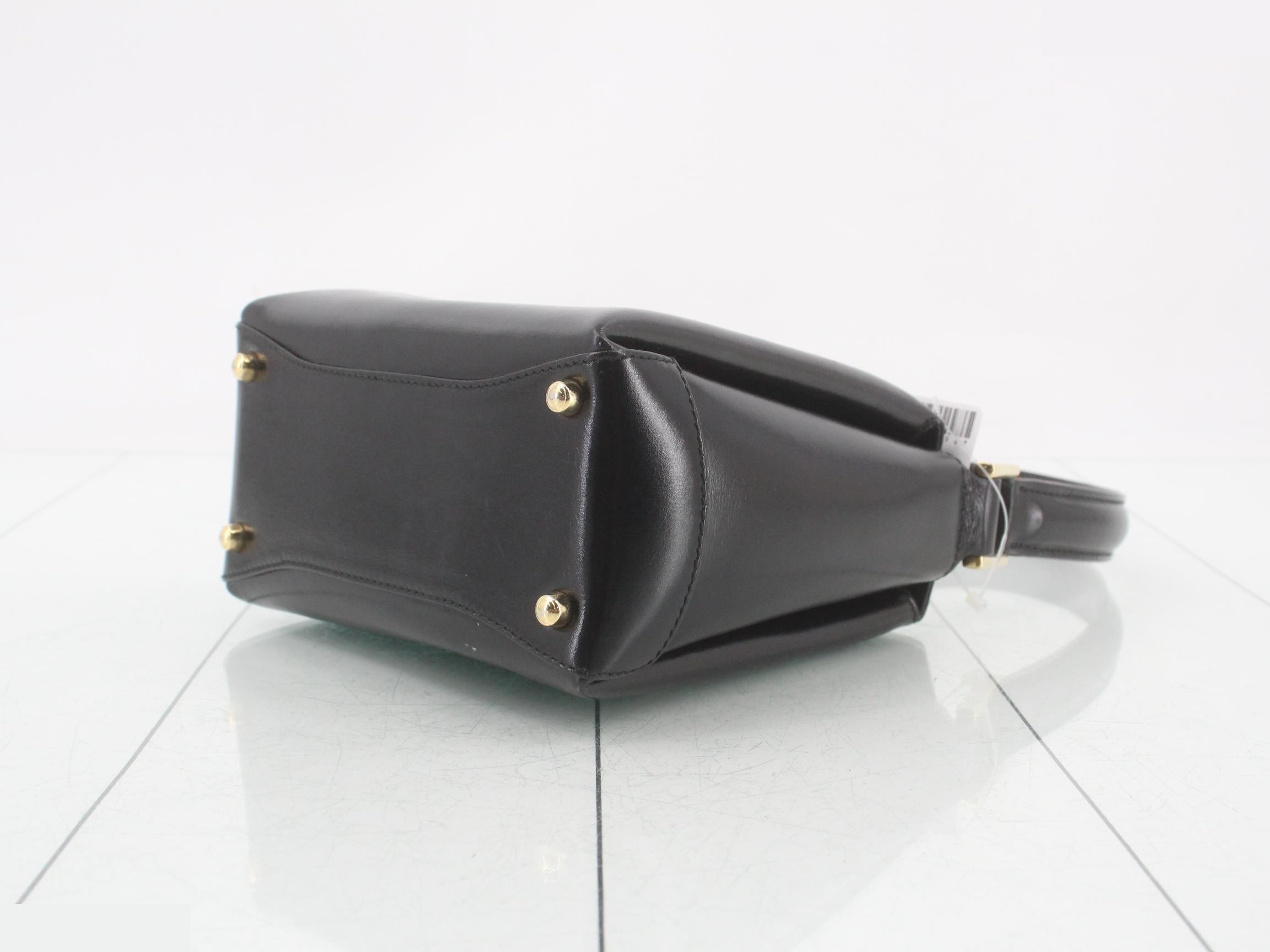 Handbag, leather, black — view 6