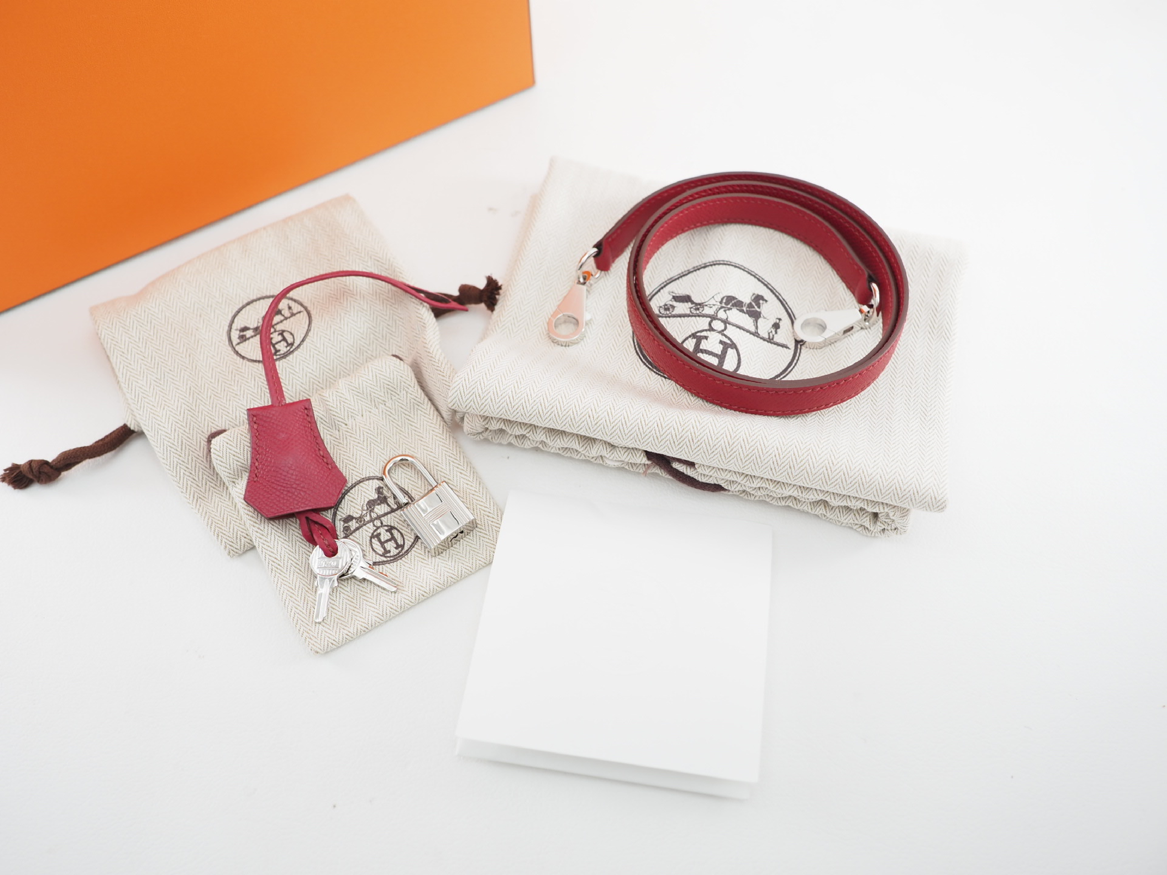 Bolide 1923 25 Bicolor Red x Orange Handbag (2023 Model) with Silver Hardware — view 12
