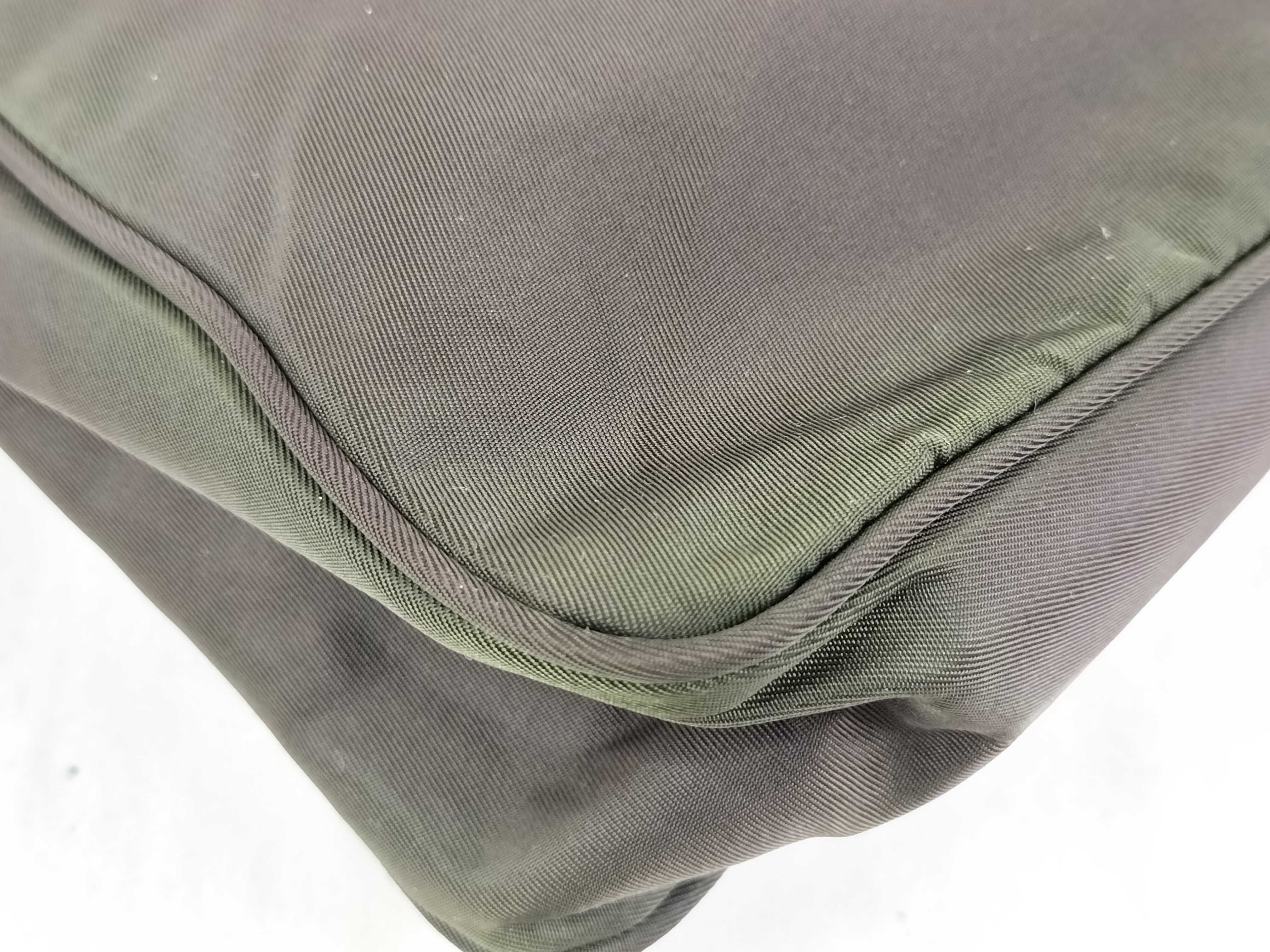 nylon pouch, discolored, handbag. — view 6