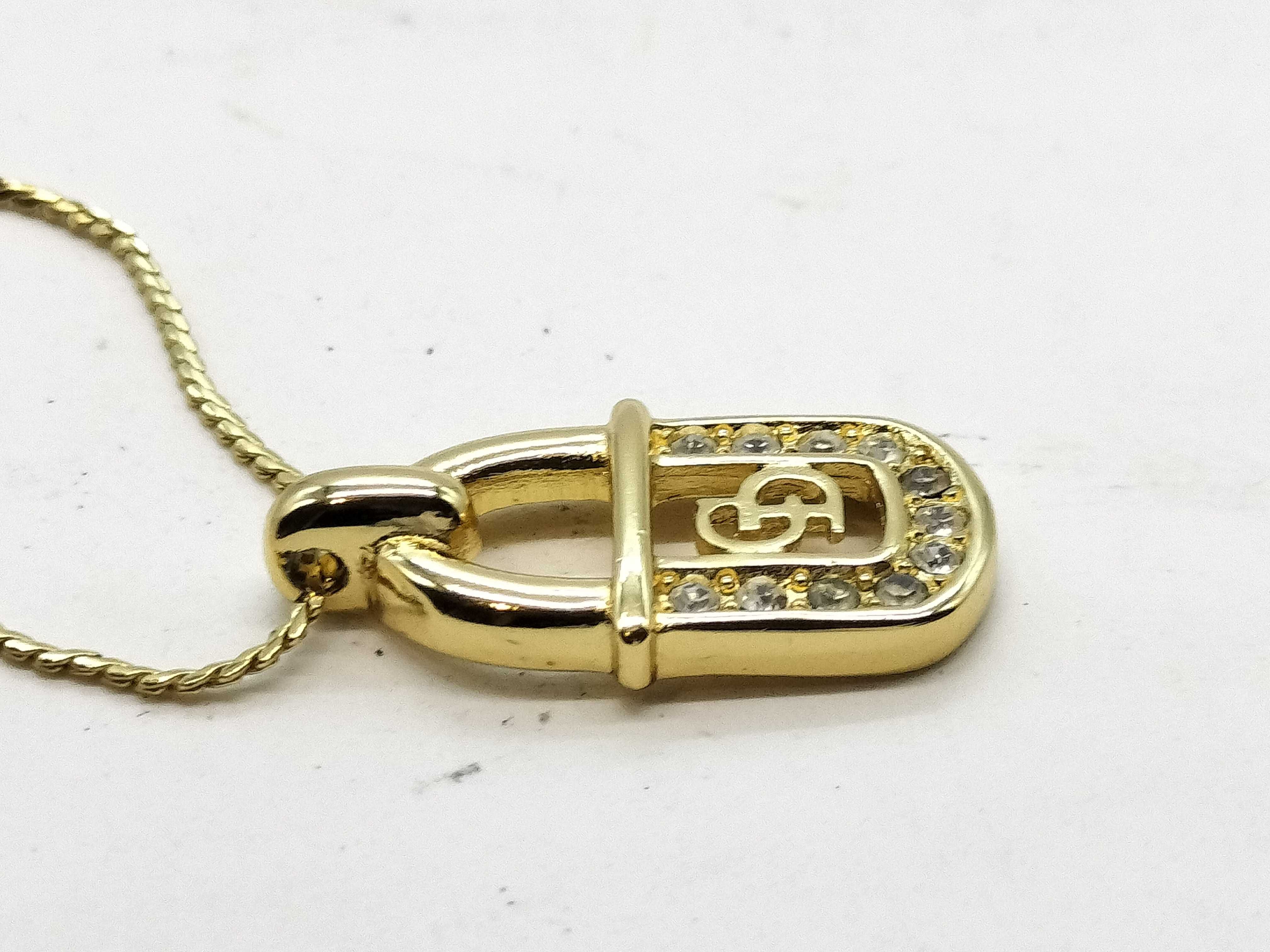 Gold Logo Necklace — view 4