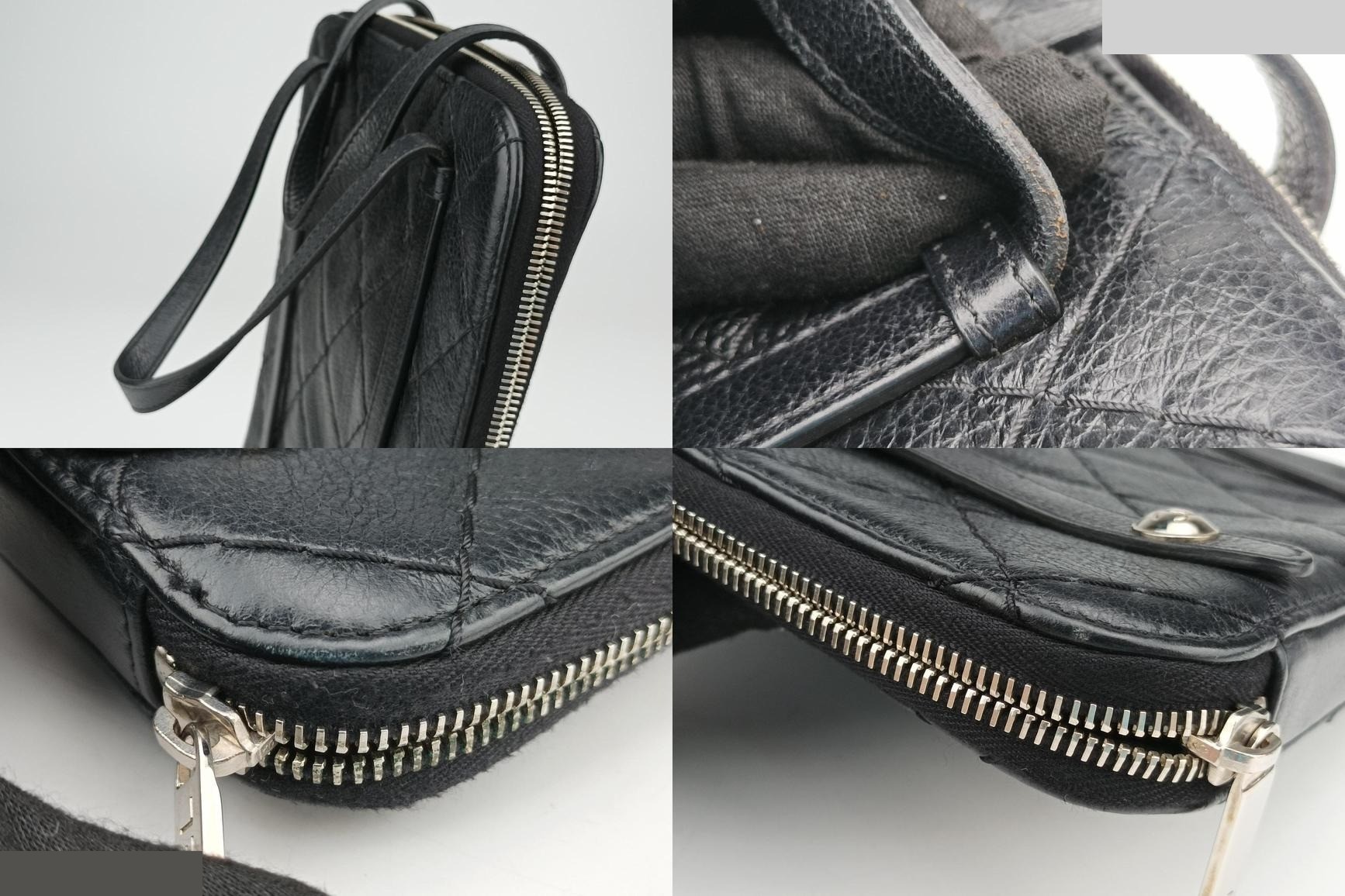 Matelassé Leather Black — view 9