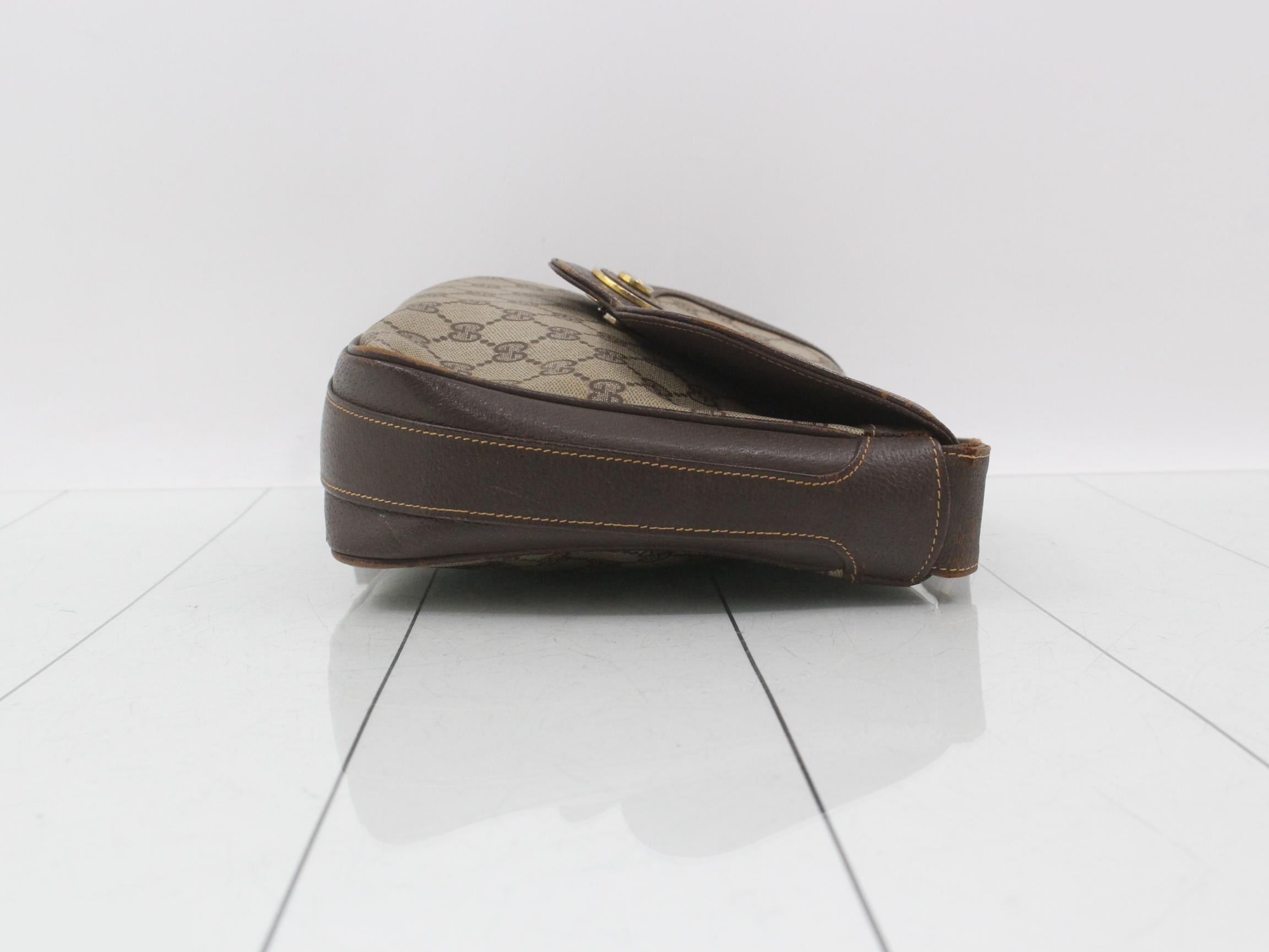 Shoulder bag, GG Supreme, beige leather — view 3