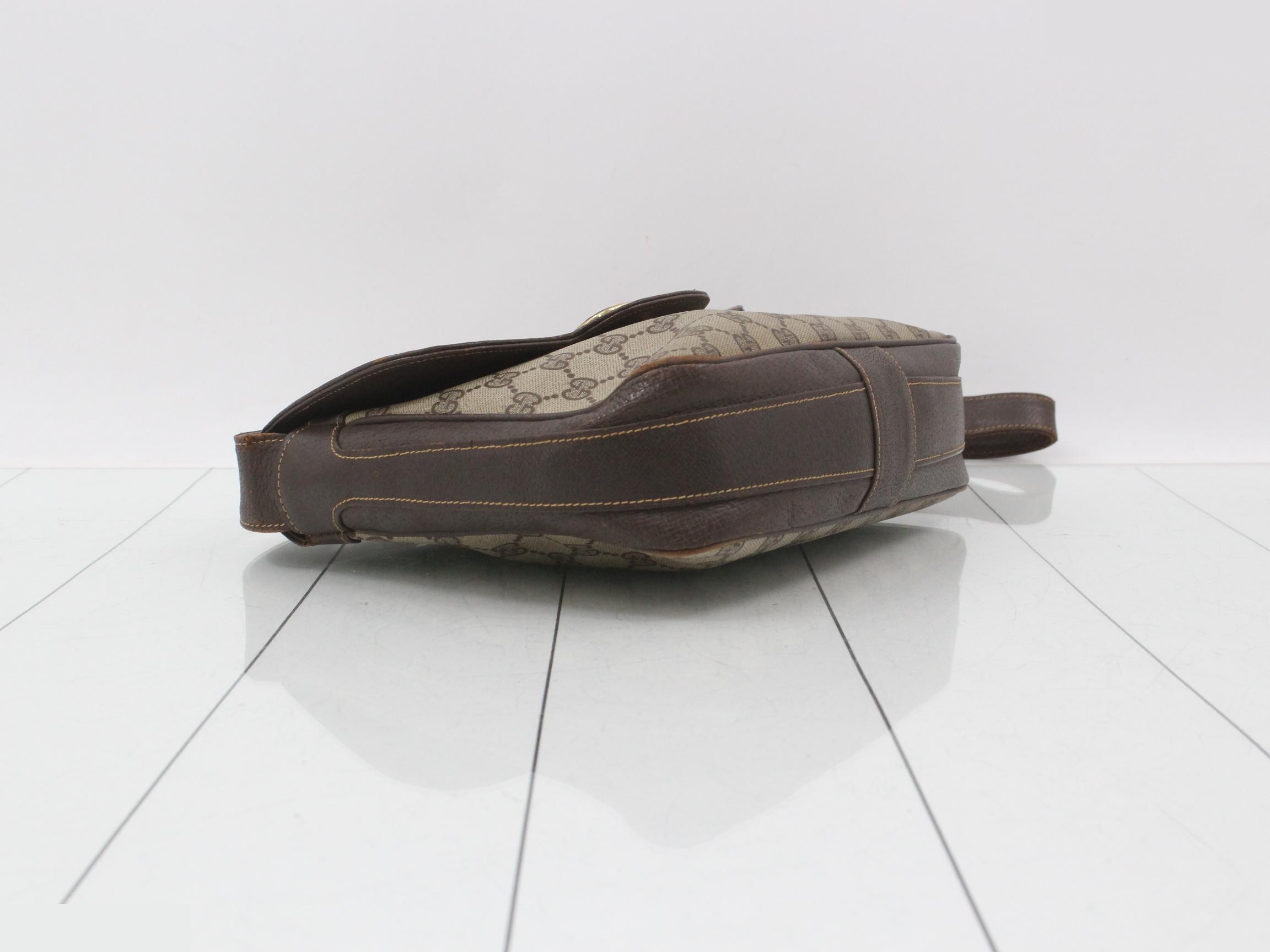 Shoulder bag, GG Supreme, beige leather — view 5