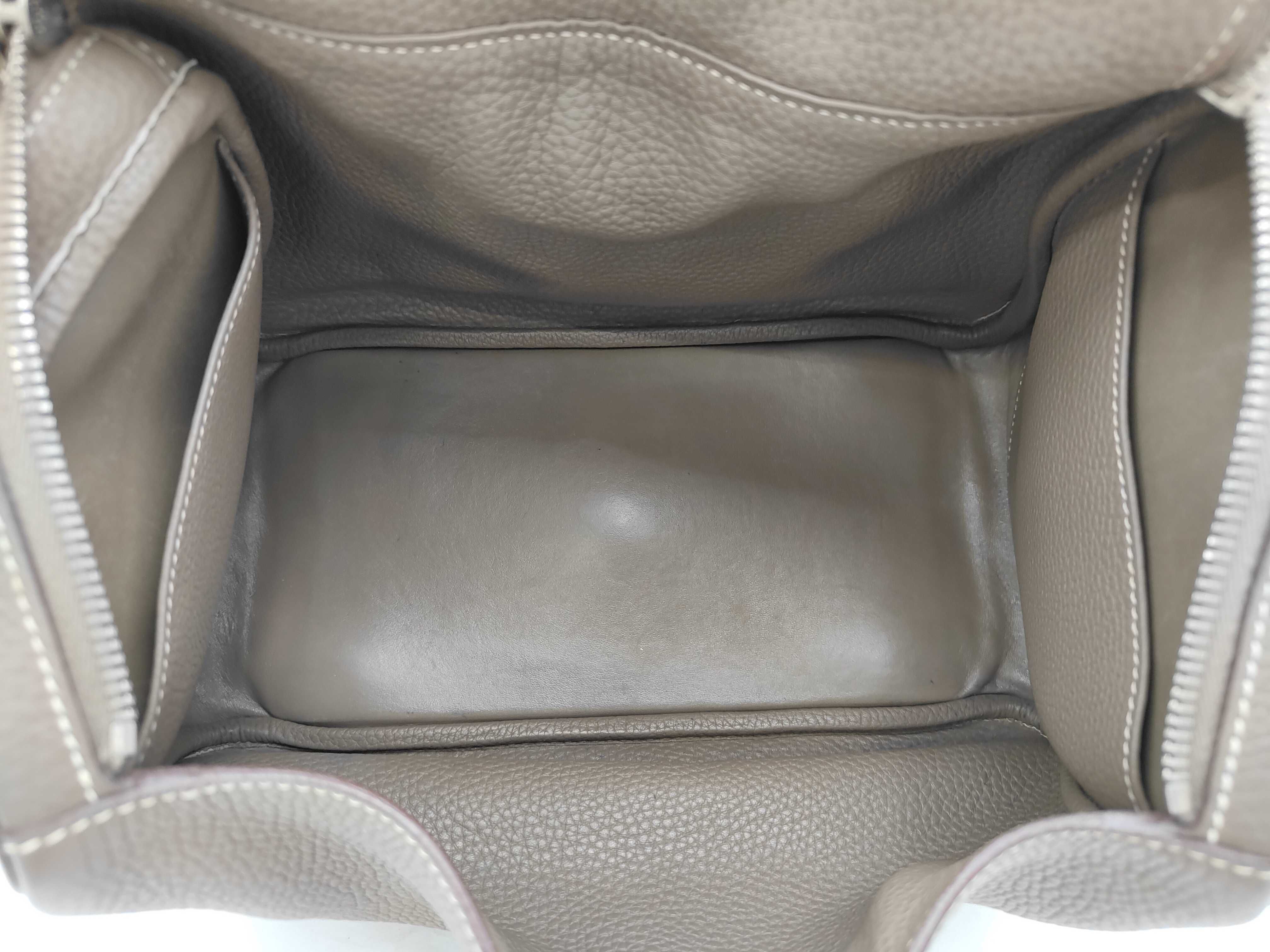 Lindy 30 Taurillon Etoupe X-stamp handbag — view 12