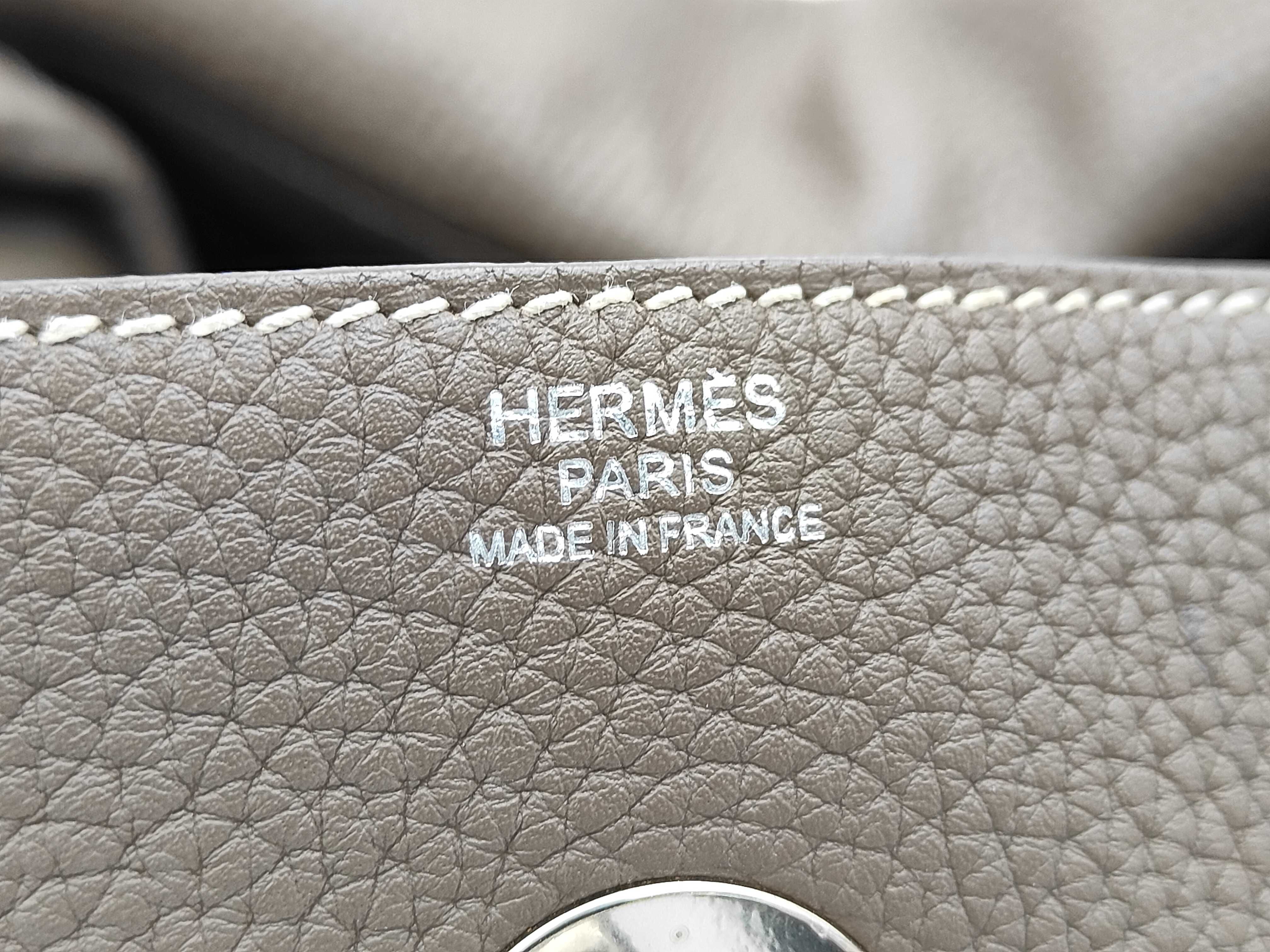 Lindy 30 Taurillon Etoupe X-stamp handbag — view 15