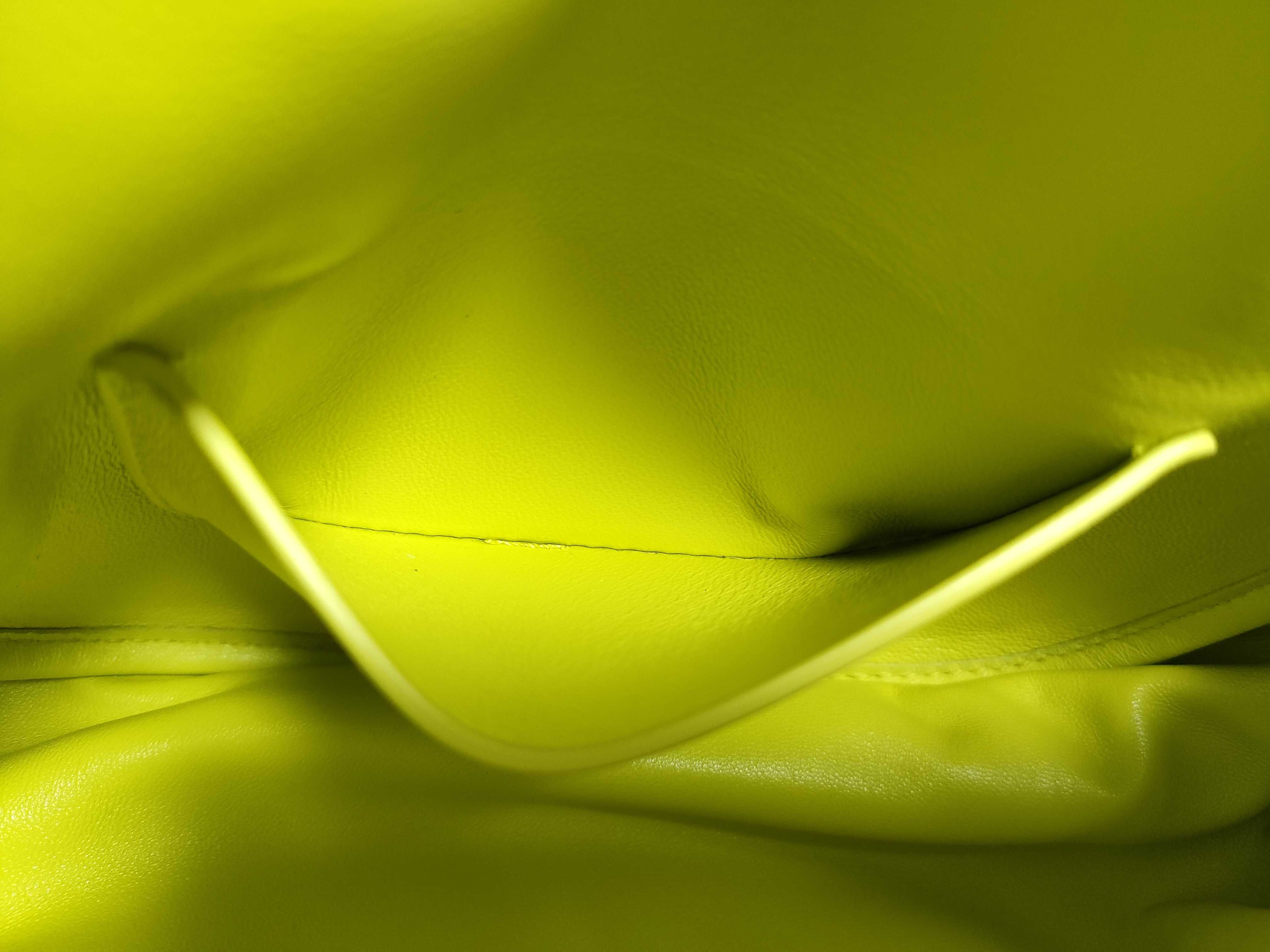 Beak Small Shoulder Bag, Yellow — view 12