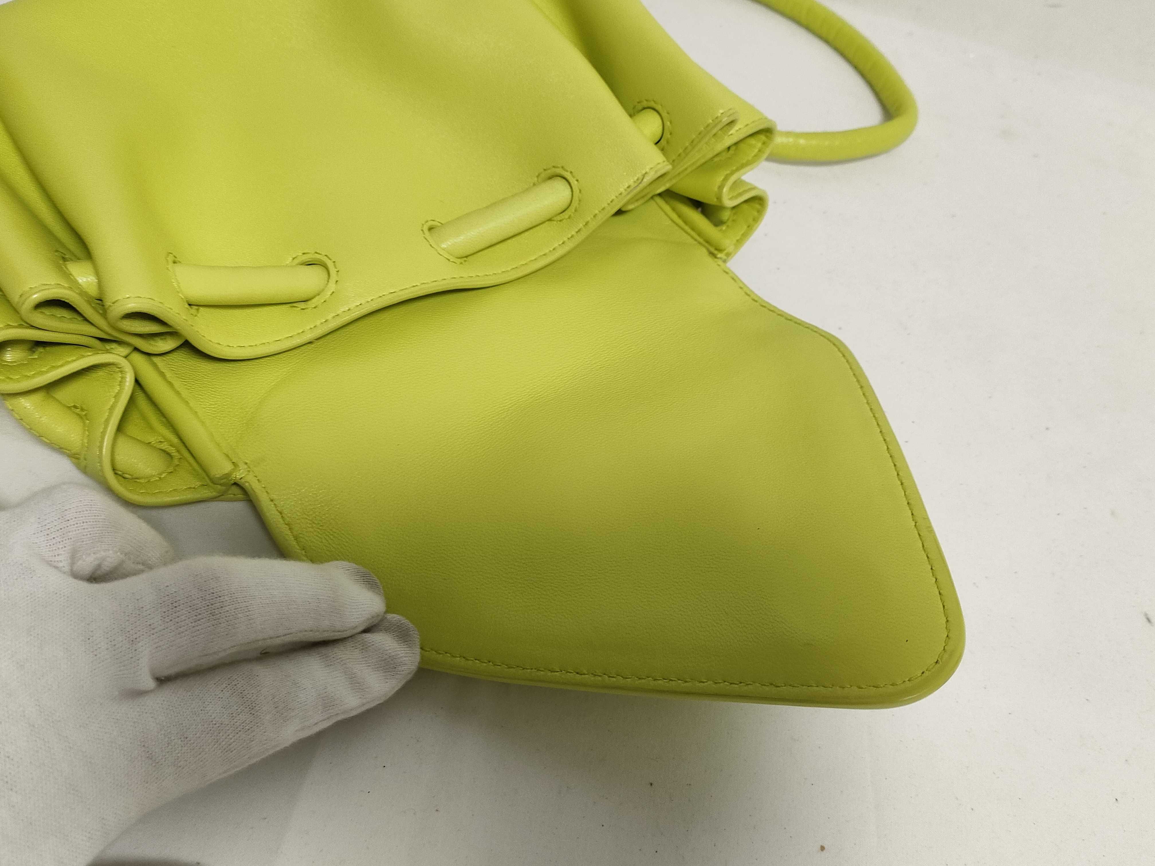 Beak Small Shoulder Bag, Yellow — view 8