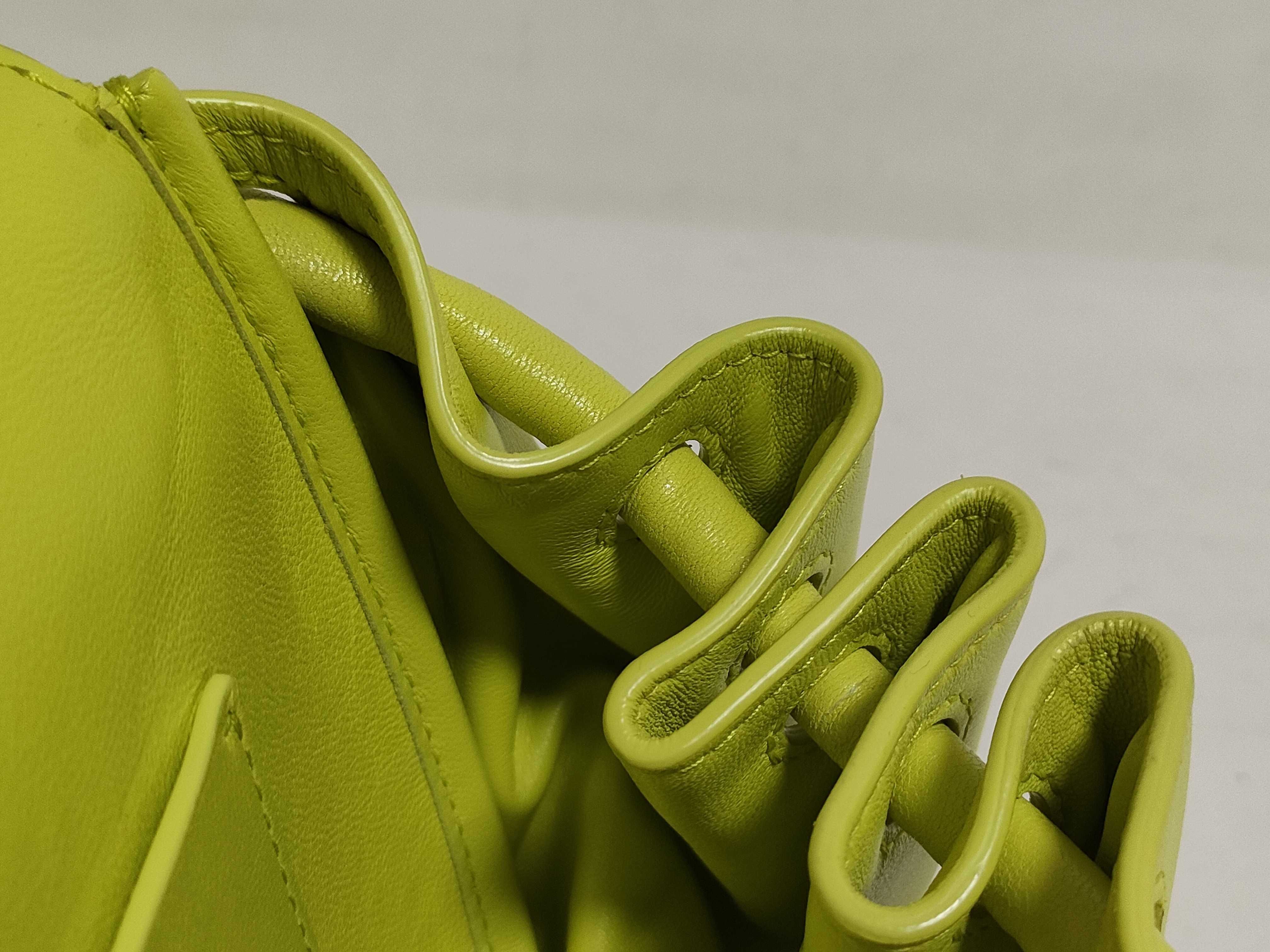 Beak Small Shoulder Bag, Yellow — view 9