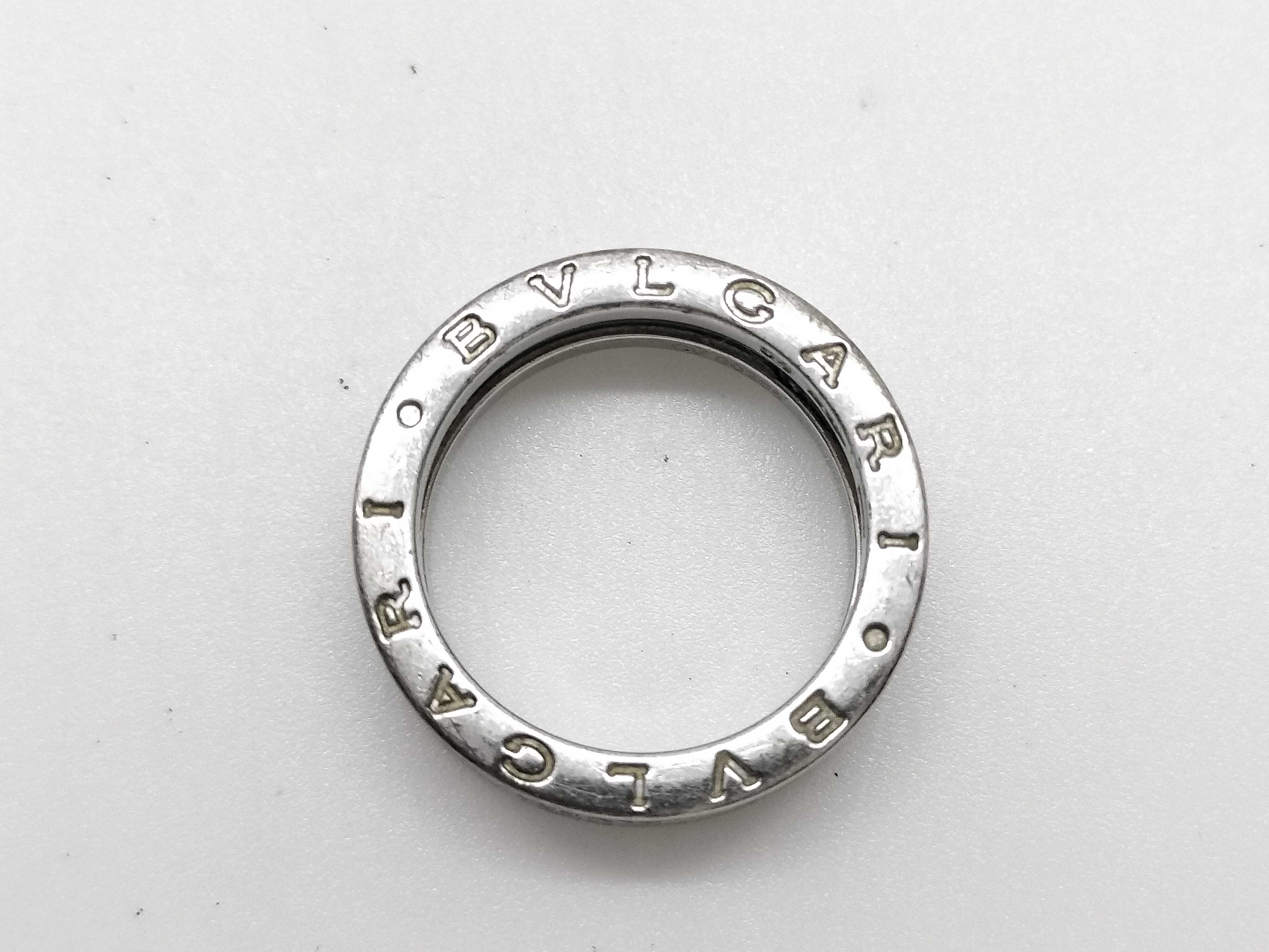 B.zero1 Bulgari Sterling Silver 925/Black Ceramic Ring 6.4g — view 6