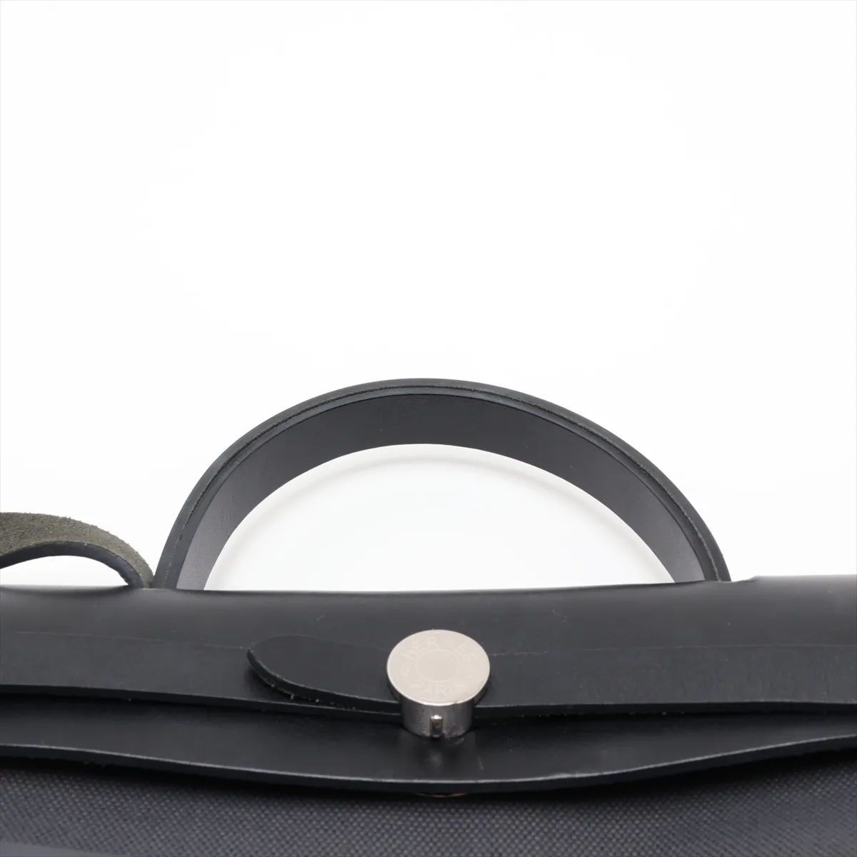 Herbag Zip Pocket PM Toile Military x Toile Goelan x Vache Hunter Grey x Black Silver Hardware K: 2025 — view 6