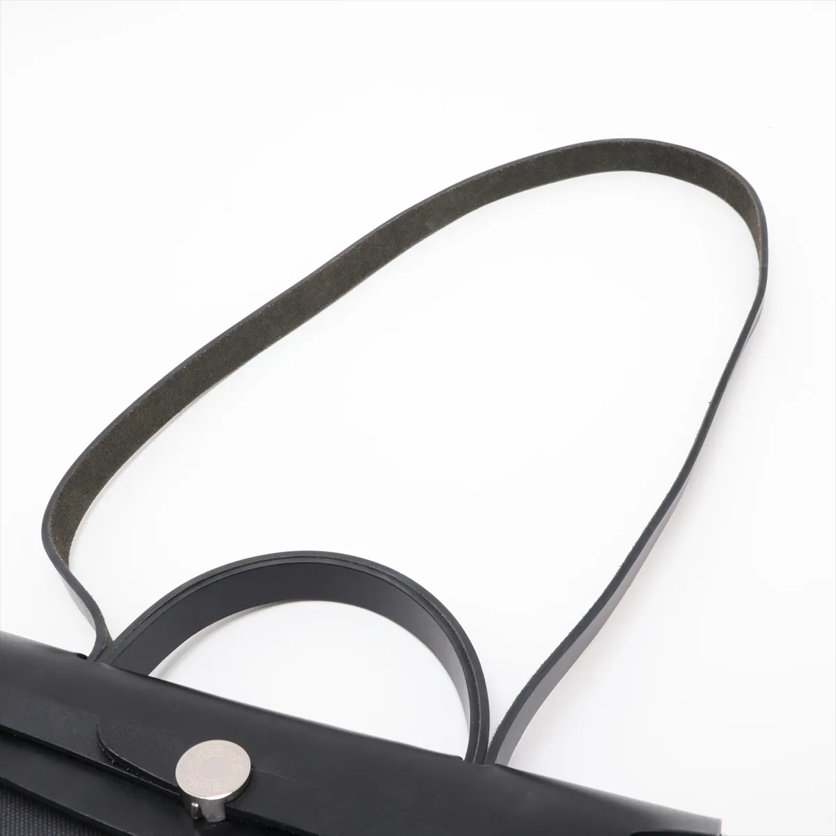 Herbag Zip Pocket PM Toile Military x Toile Goelan x Vache Hunter Grey x Black Silver Hardware K: 2025 — view 7
