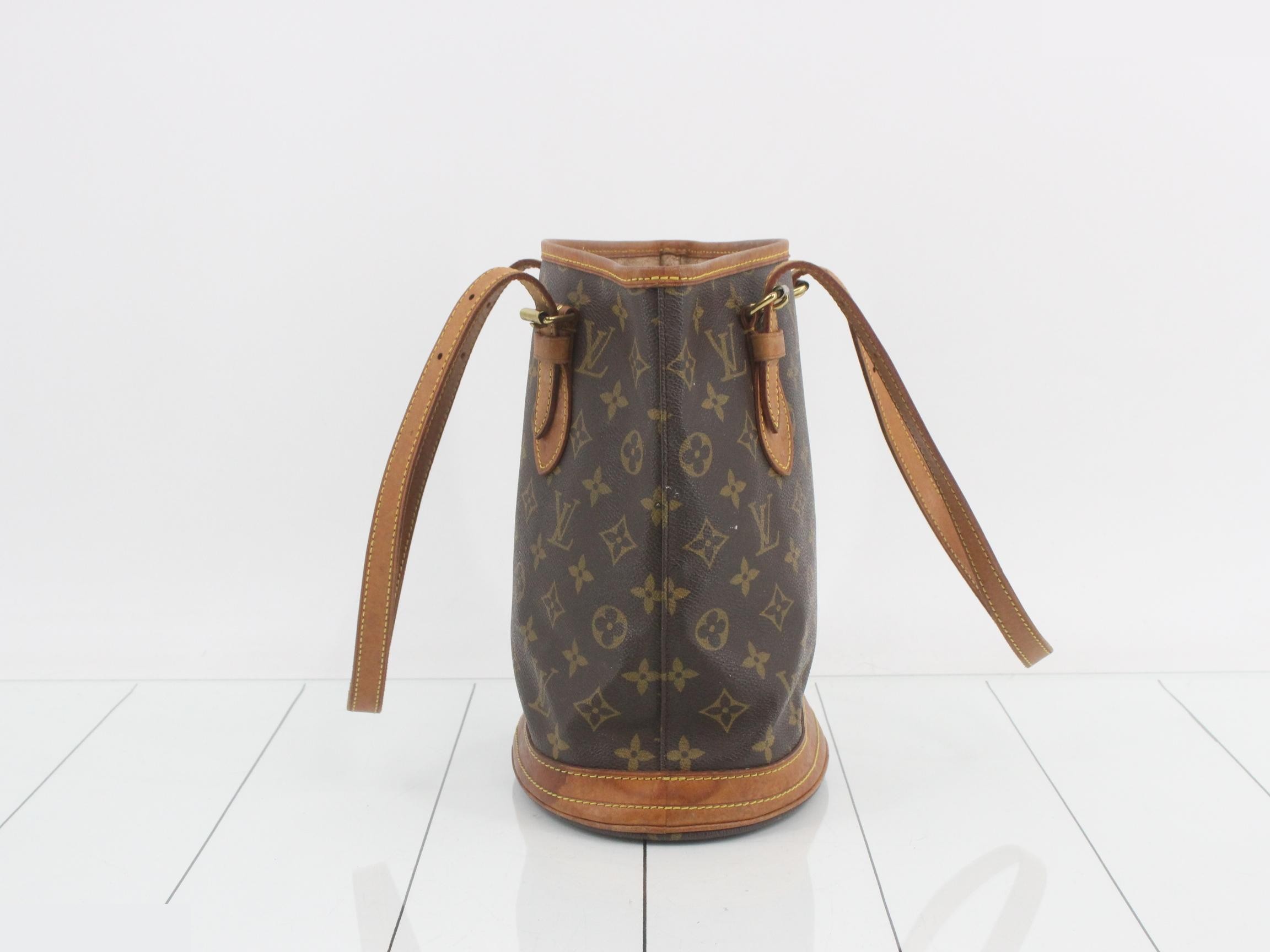 Shoulder bag, monogram bucket — view 3