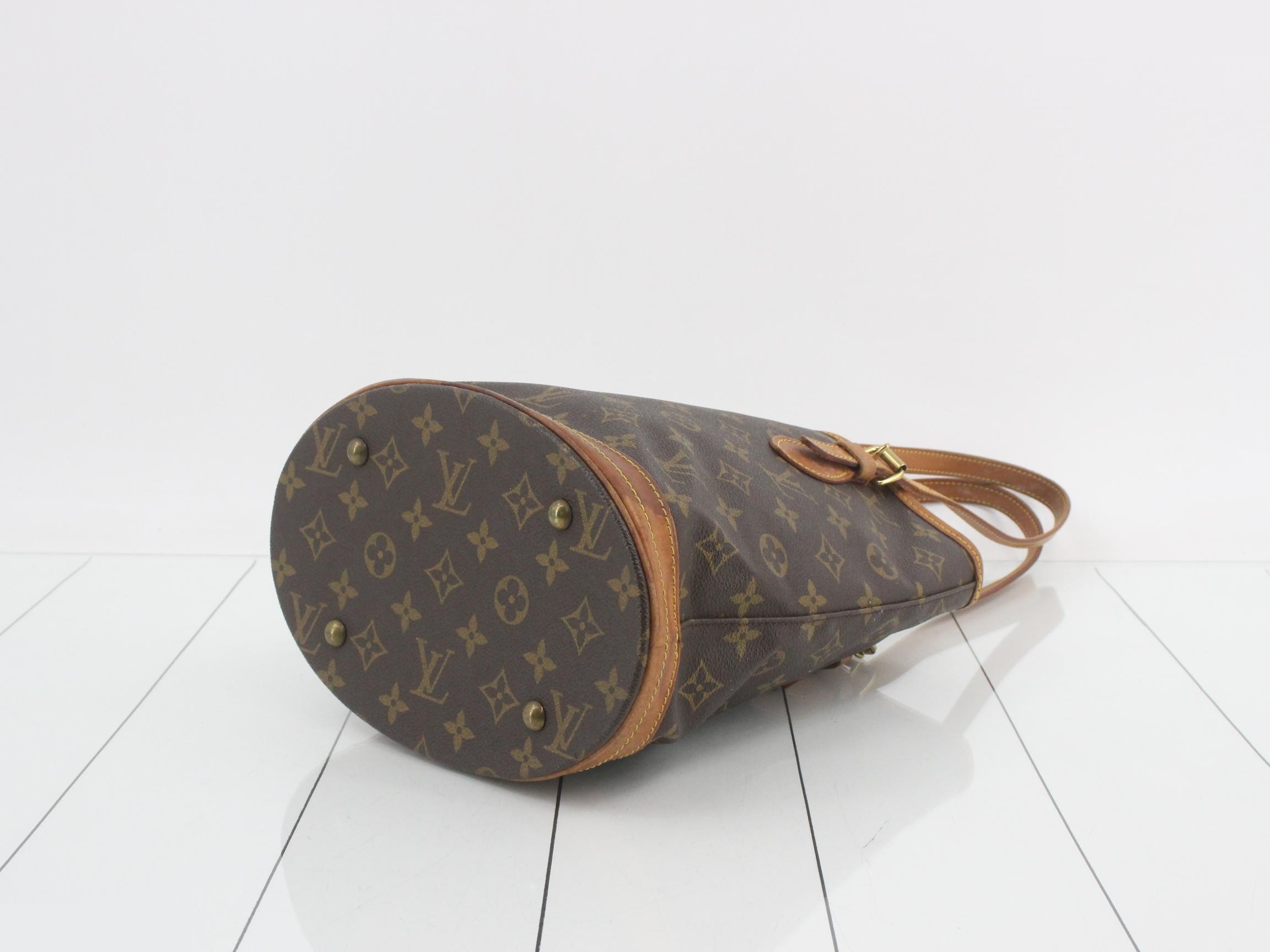 Shoulder bag, monogram bucket — view 6