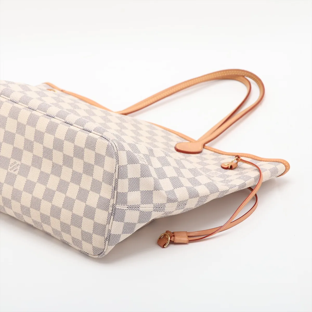 Damier Azur Neverfull MM N51107 AR4099 White — view 3