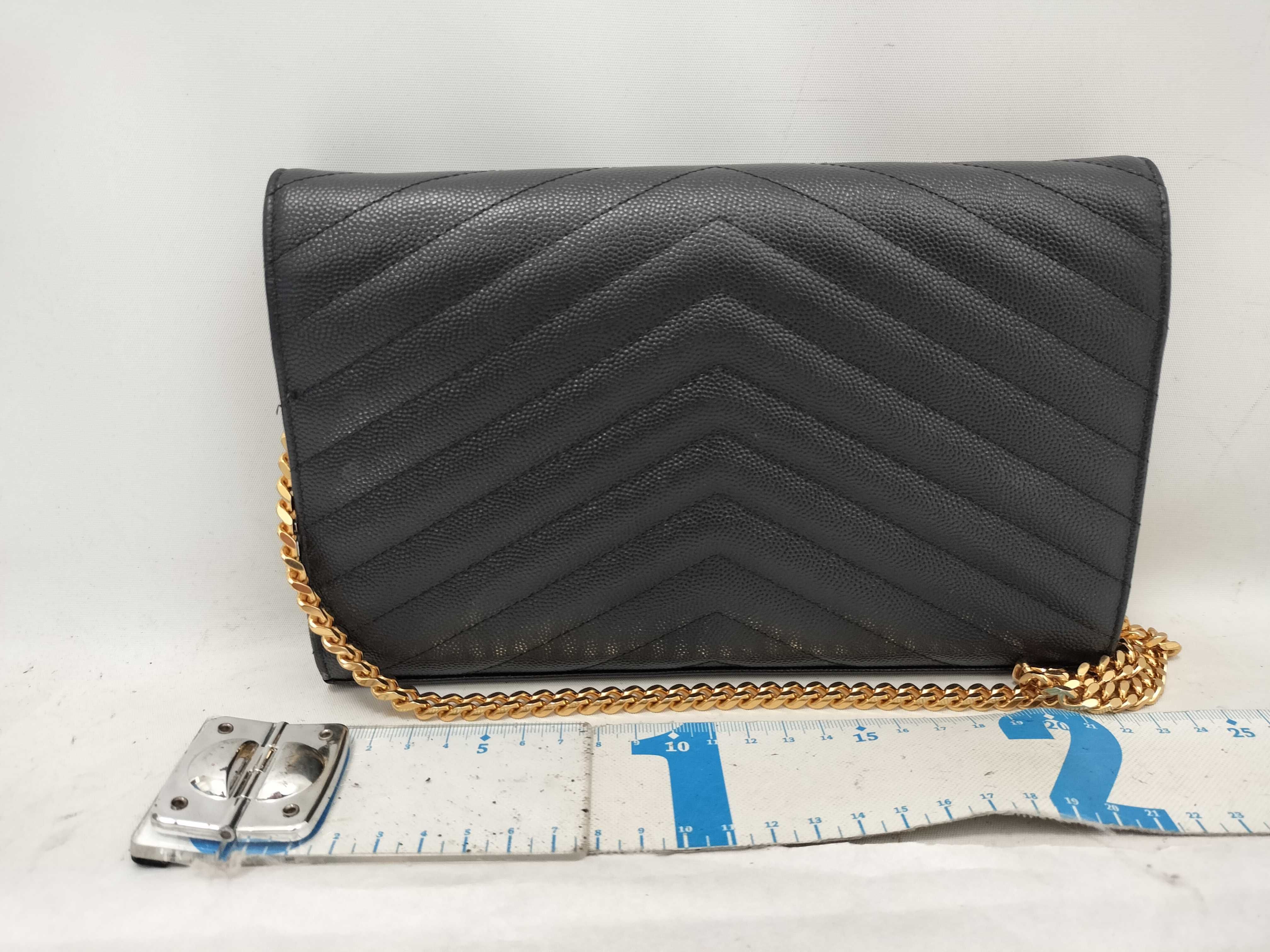 Chain Shoulder Bag, Black — view 2