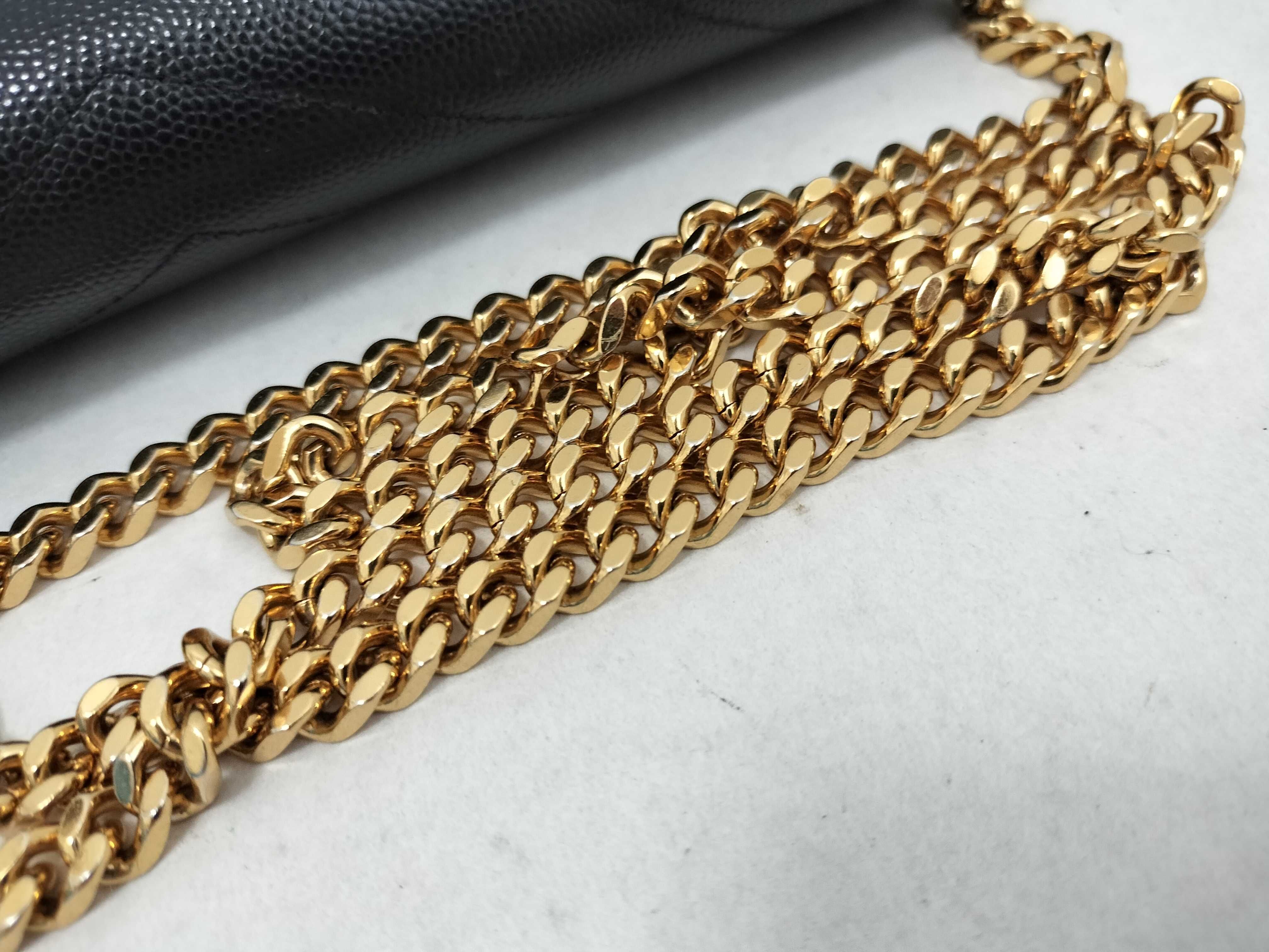 Chain Shoulder Bag, Black — view 4