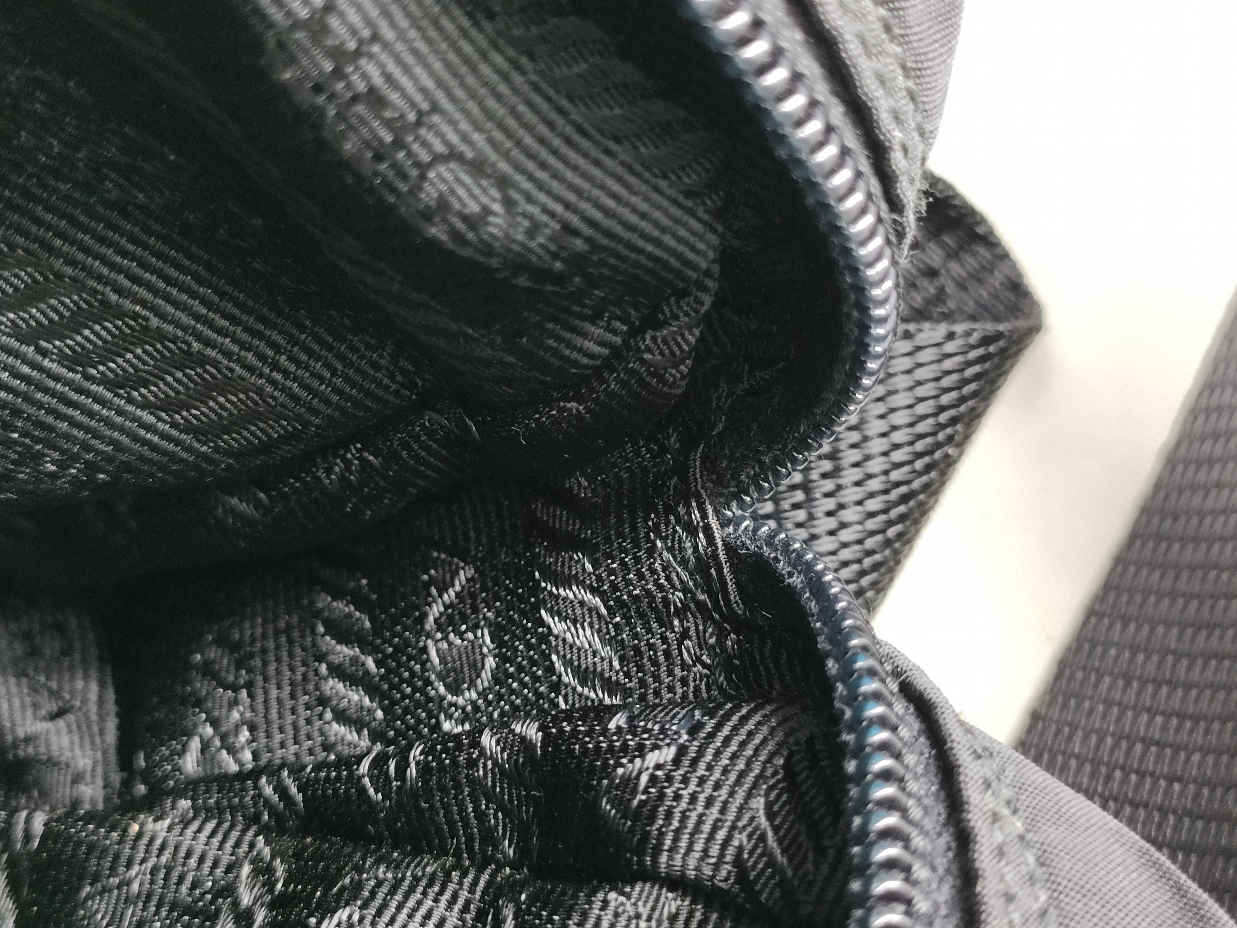 Nylon Shoulder Bag (Black) — view 11