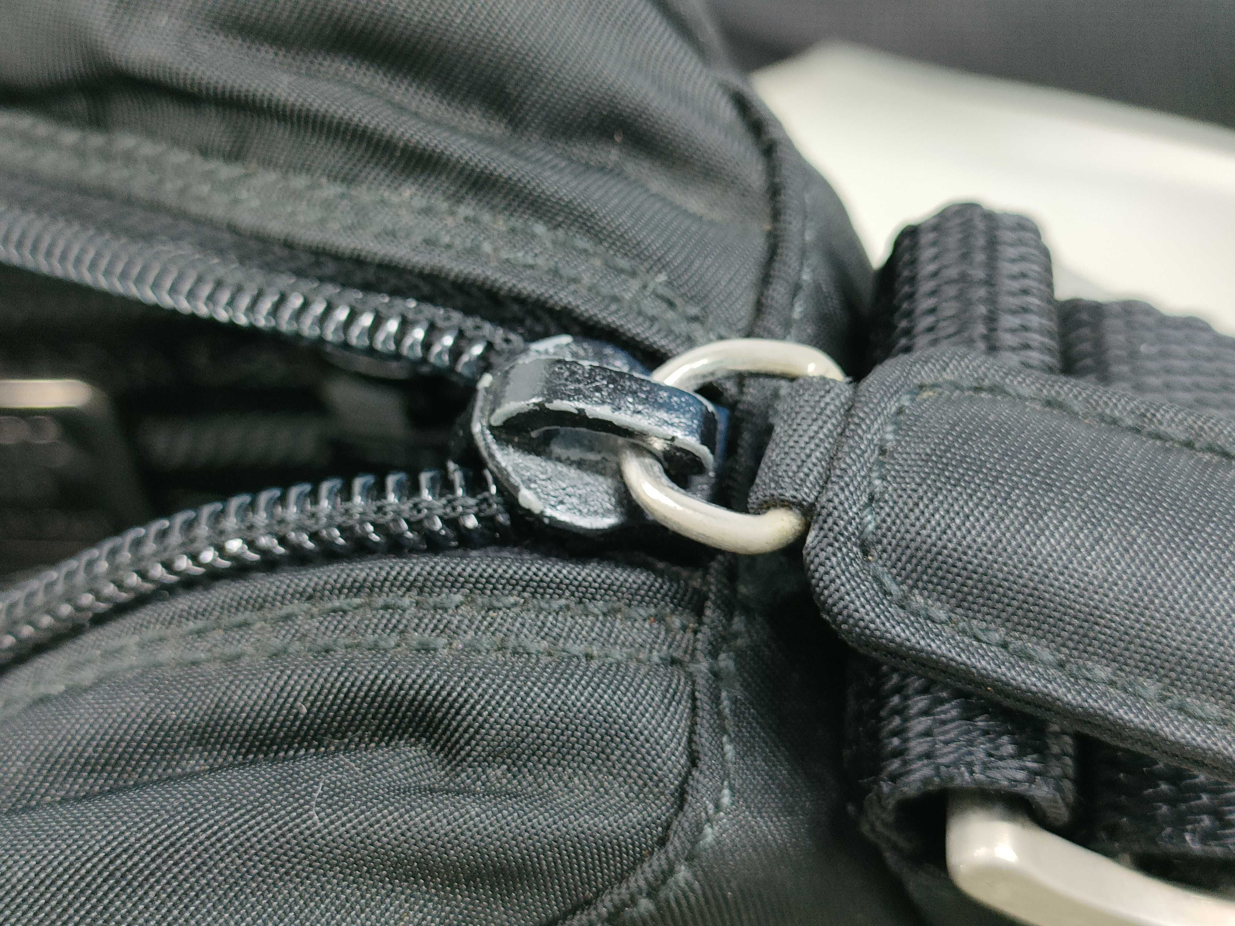 Nylon Shoulder Bag (Black) — view 13