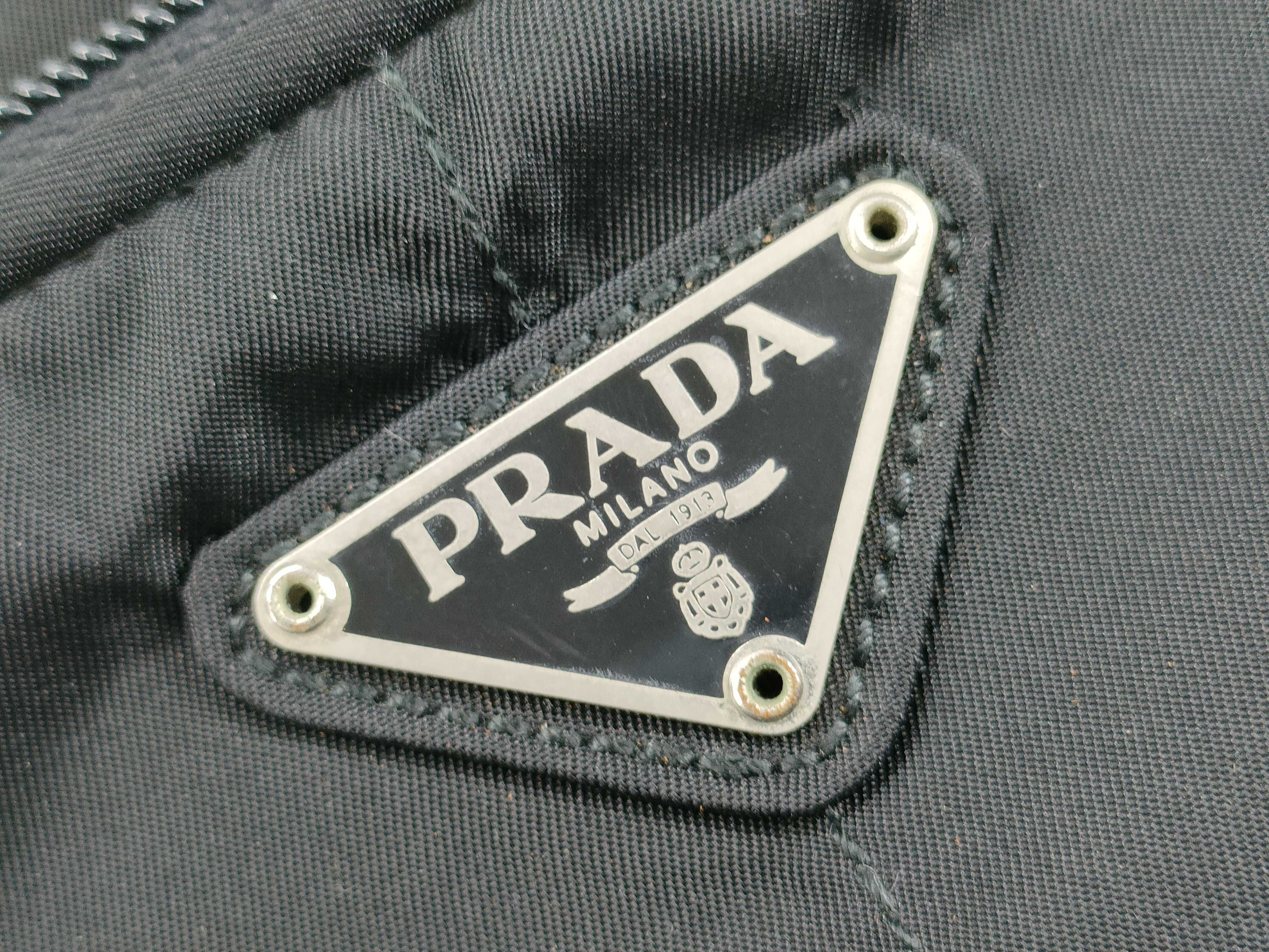 Nylon Shoulder Bag (Black) — view 14