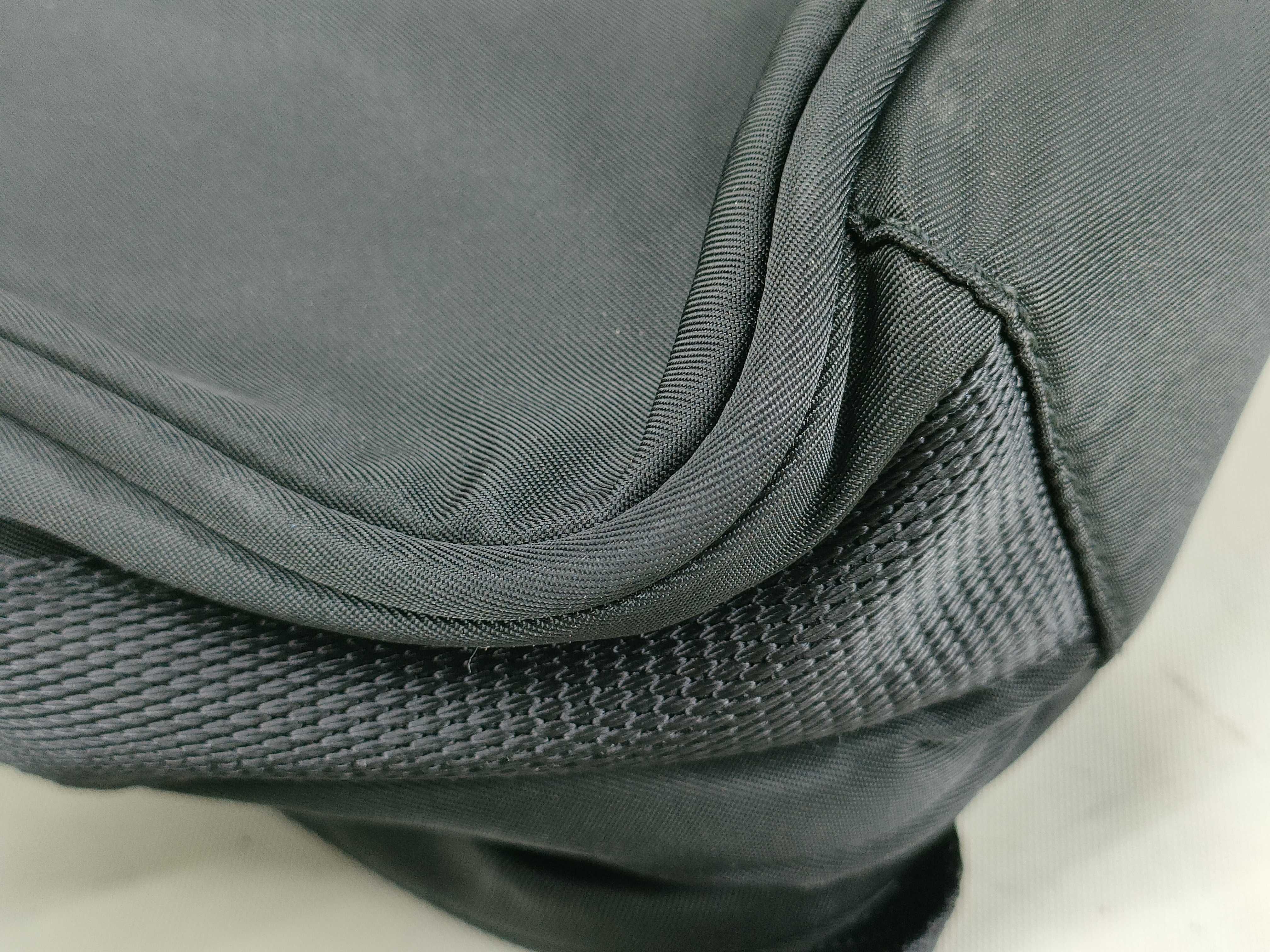 Nylon Shoulder Bag (Black) — view 4