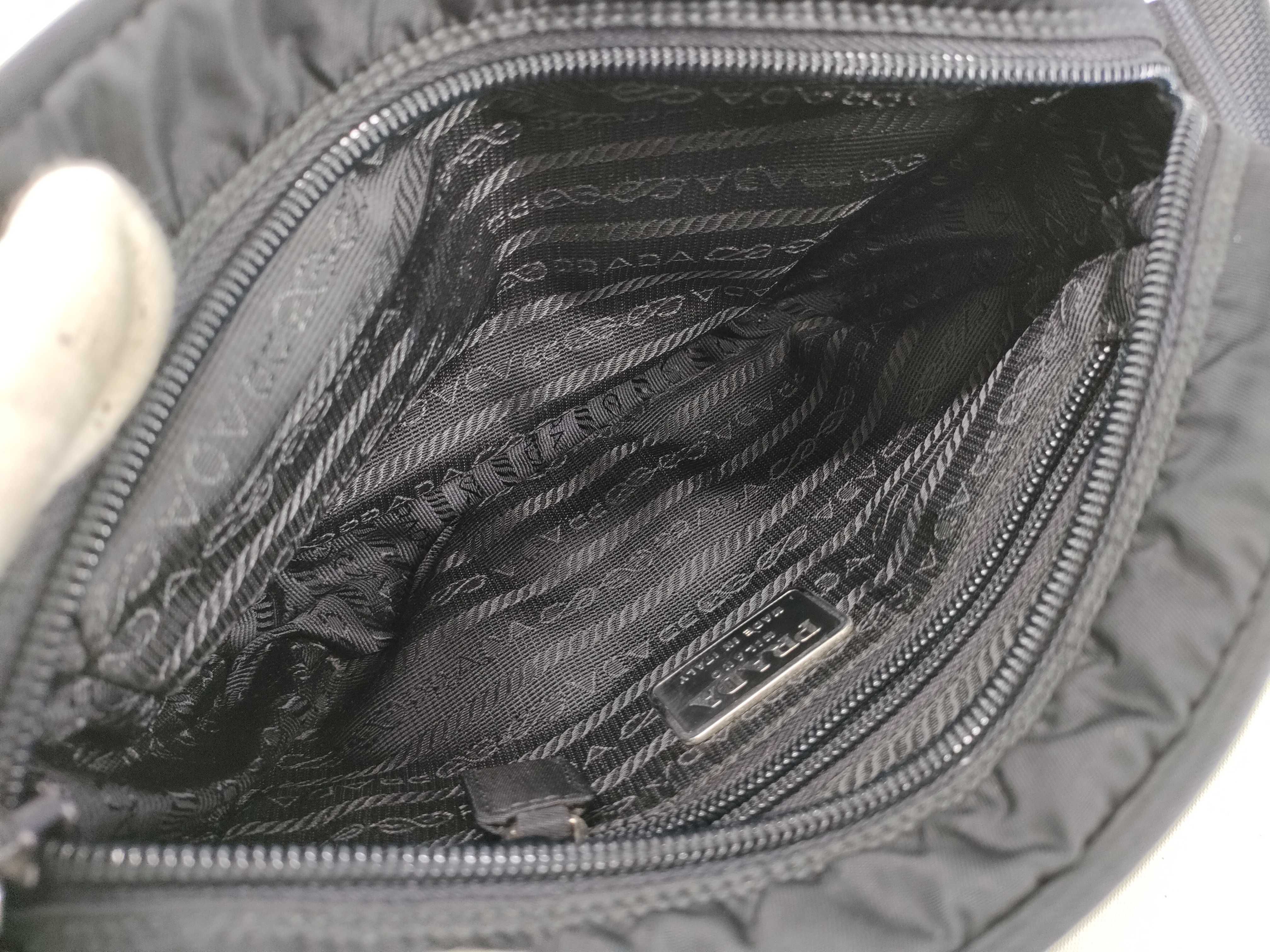 Nylon Shoulder Bag (Black) — view 9