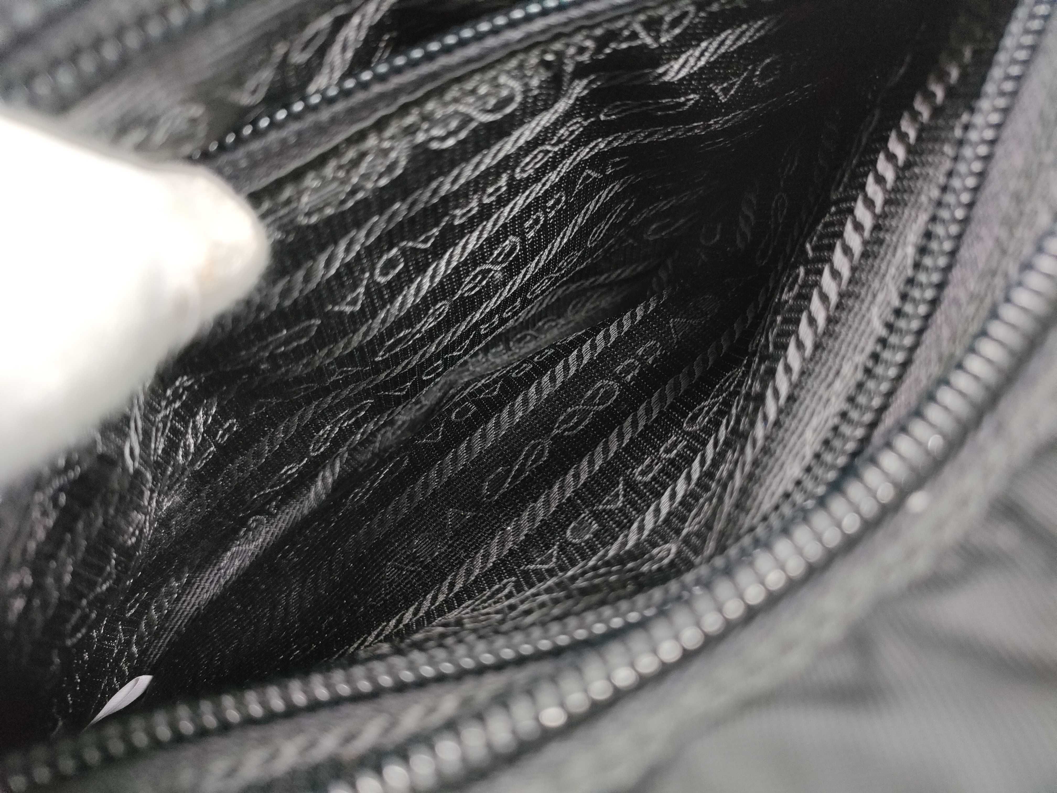 Nylon Shoulder Bag (Black) — view 10