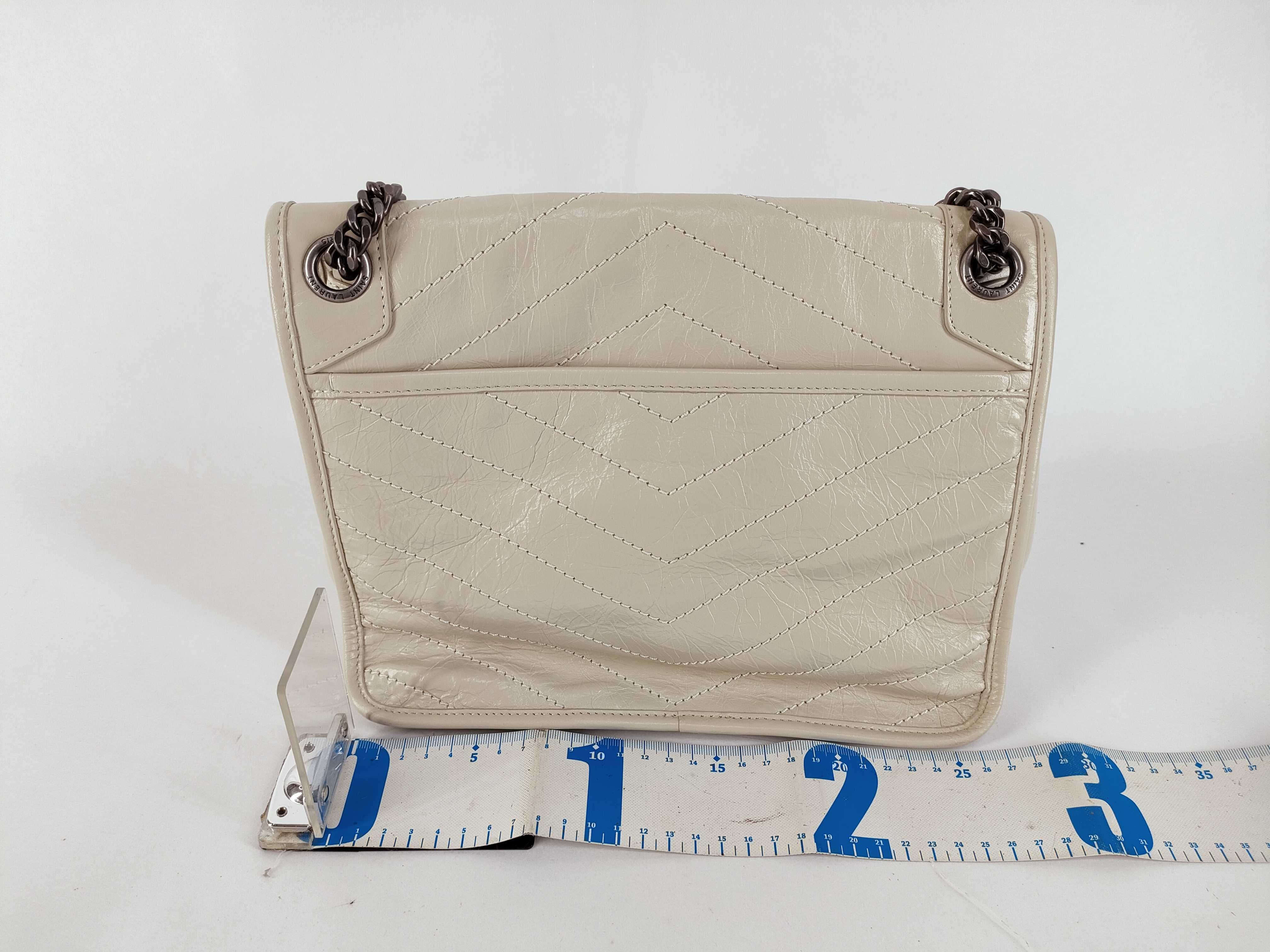 Niki Baby Leather Chain Shoulder Bag — view 2