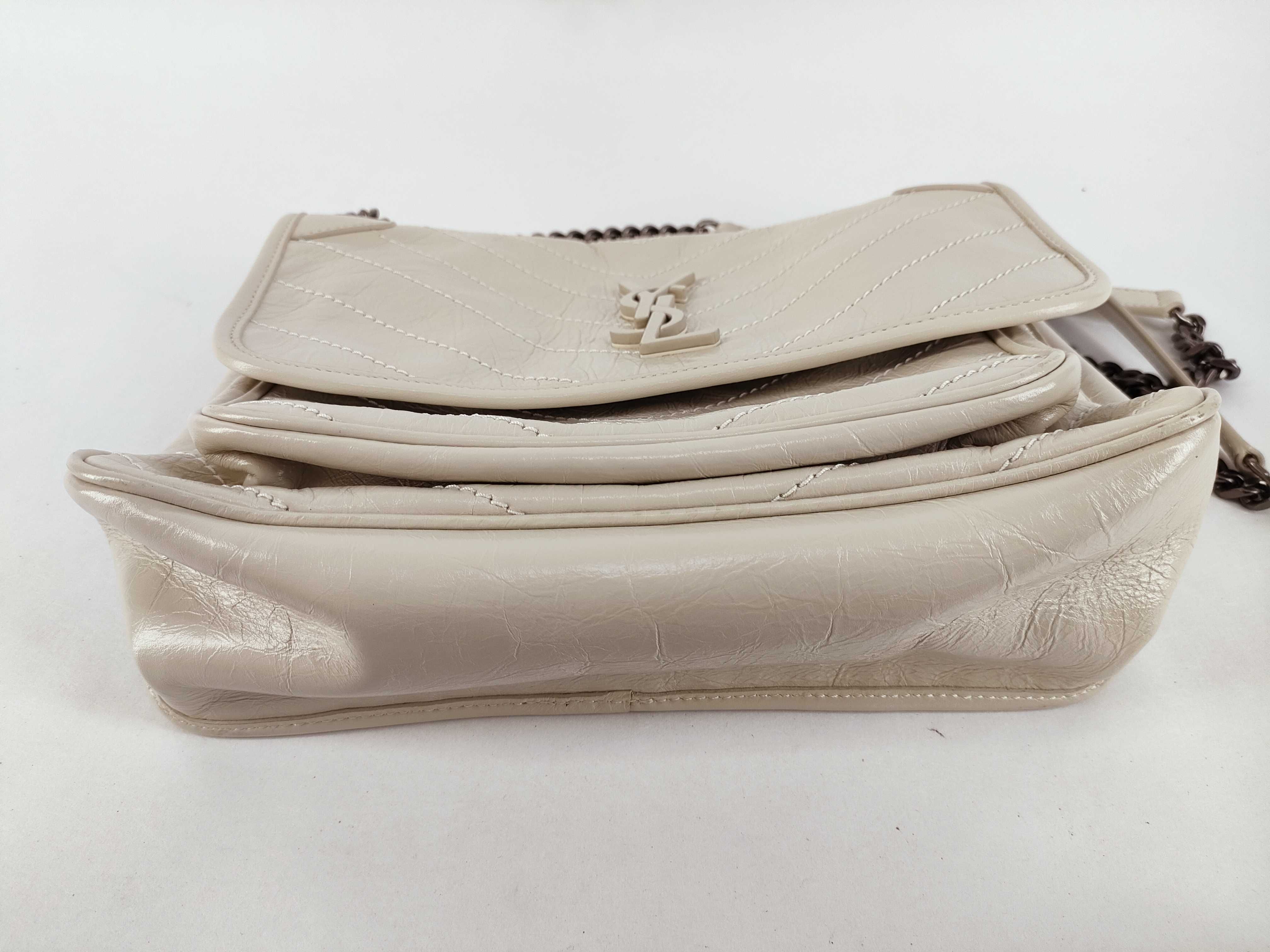 Niki Baby Leather Chain Shoulder Bag — view 6