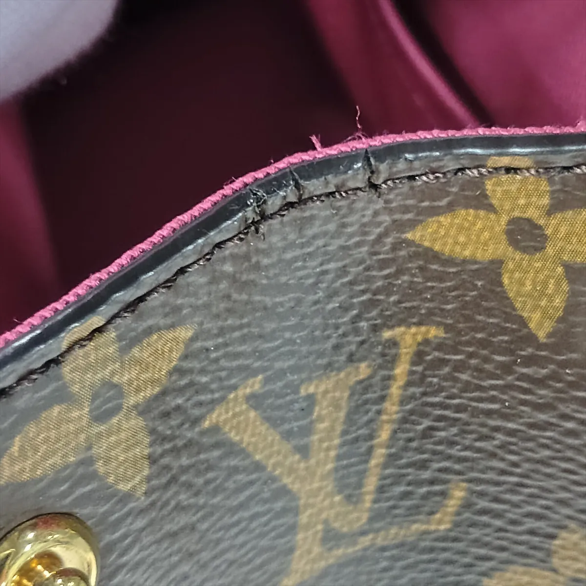Monogram Cluny BB M42738 SA0187 Brown x Pink (RFID detected) — view 14
