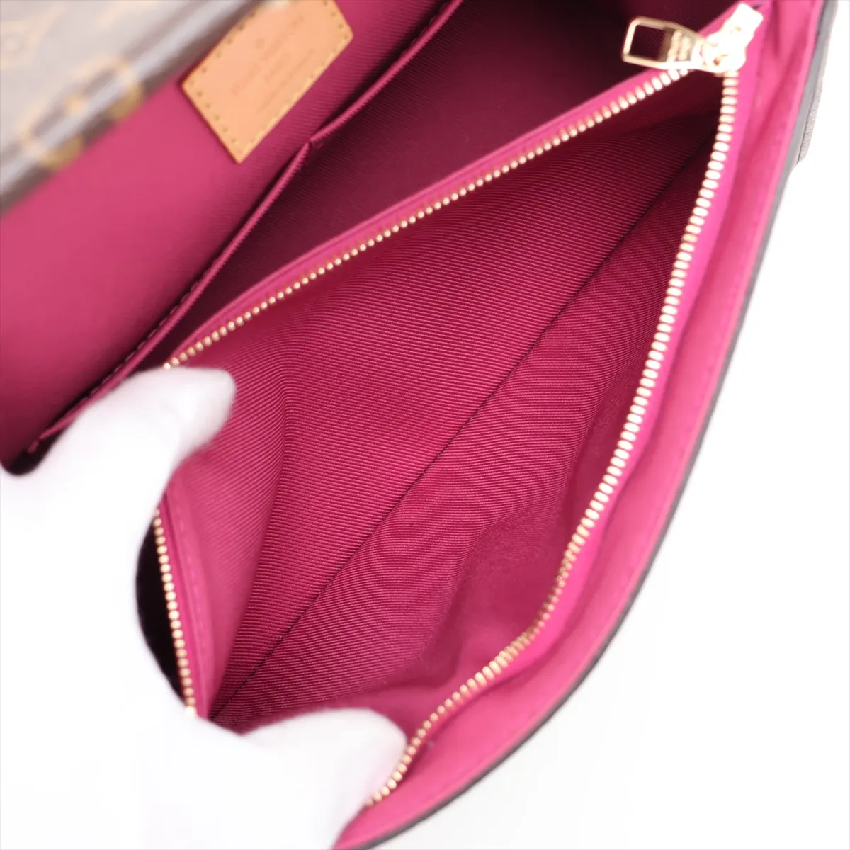 Monogram Cluny BB M42738 SA0187 Brown x Pink (RFID detected) — view 9