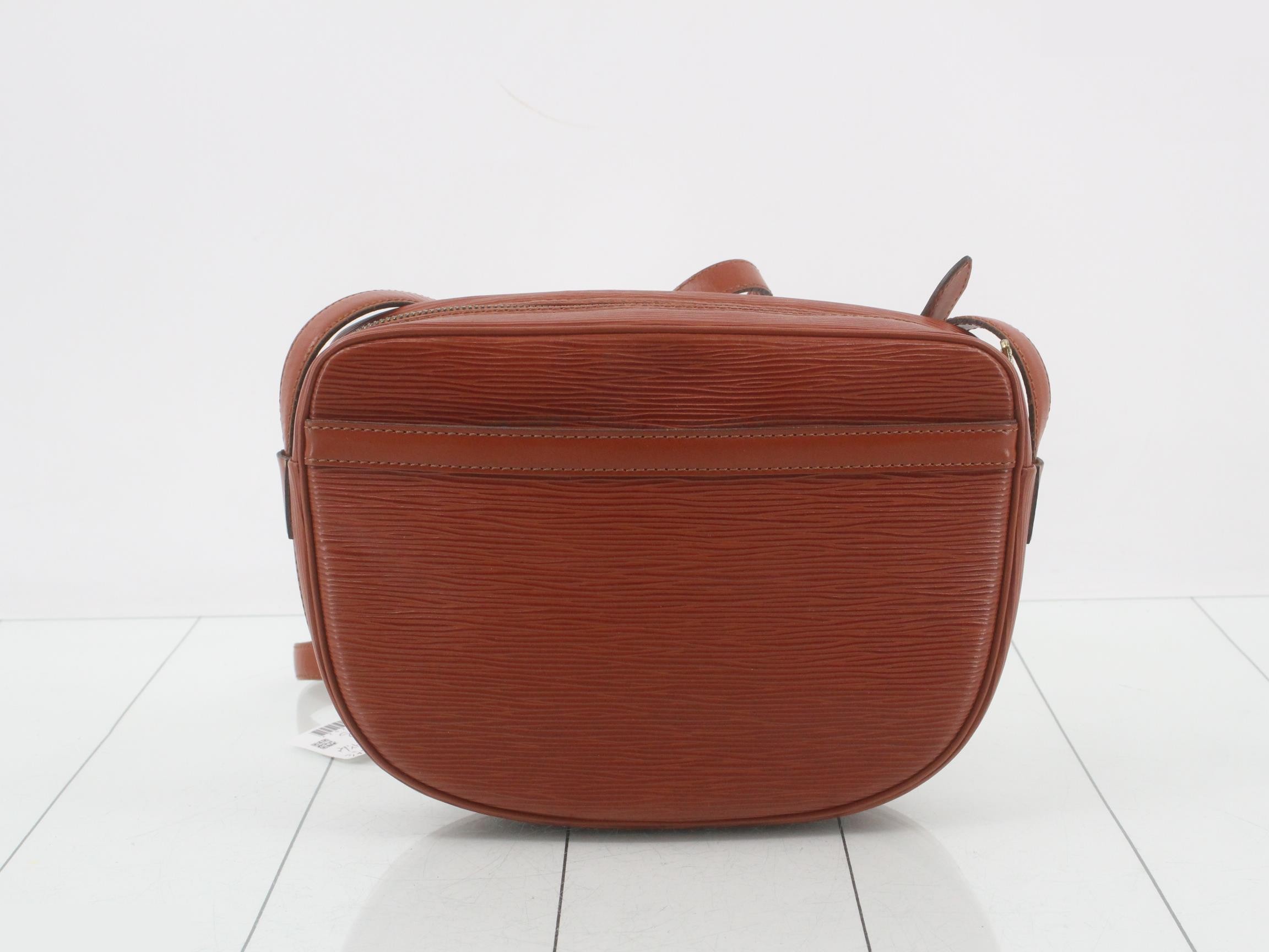 Epi Leather Jeune Fille Brown Shoulder Bag — view 2