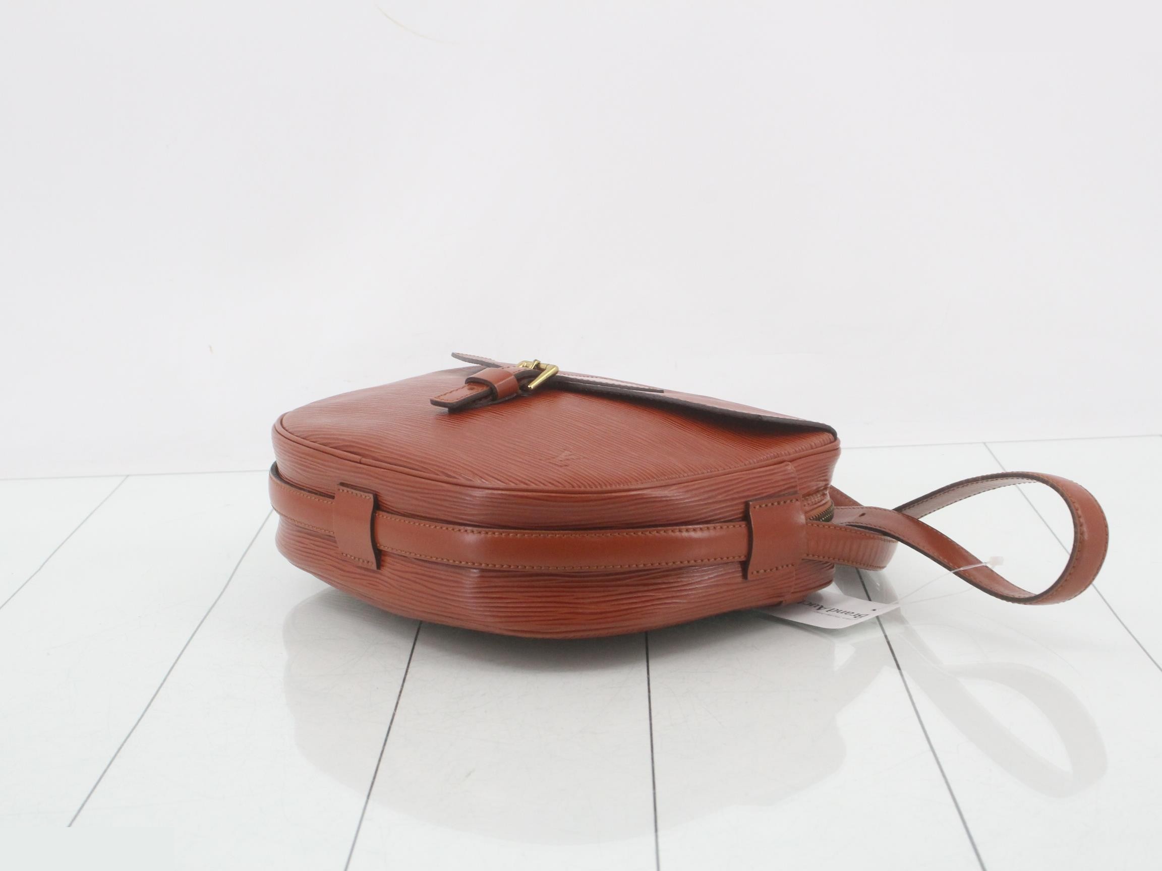 Epi Leather Jeune Fille Brown Shoulder Bag — view 6