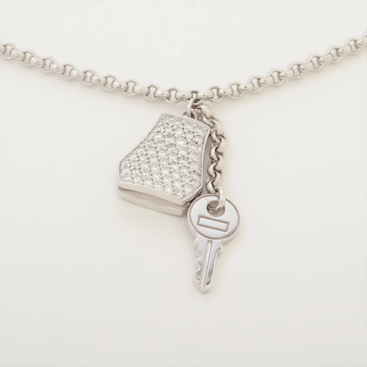Kelly Clochette Diamond Bracelet 750 (WG) 6.8g SH 22AE332886 (Stone has — view 3