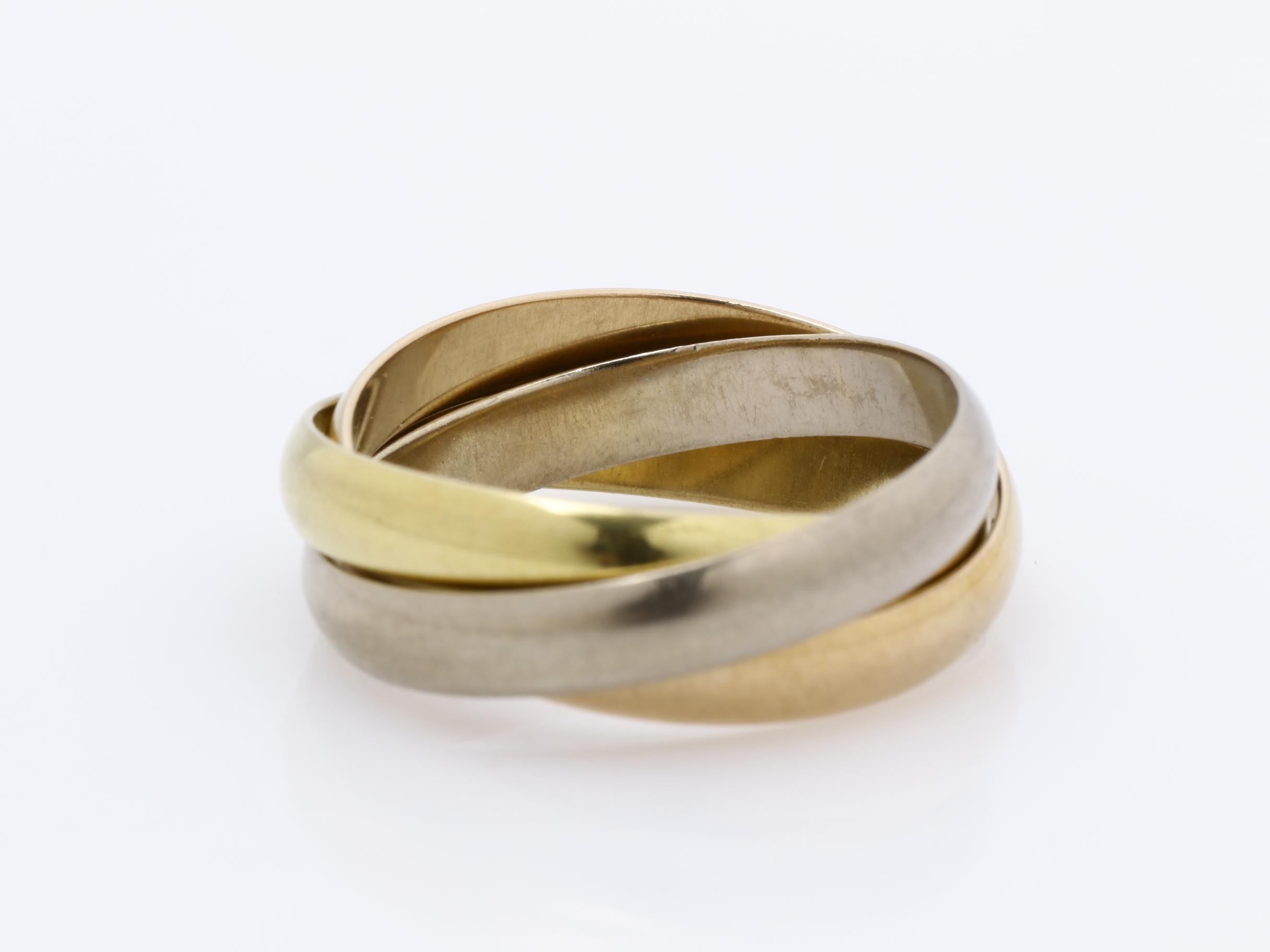 Trinity (precious metal) ring, 750, size #47, 4.2g — view 4