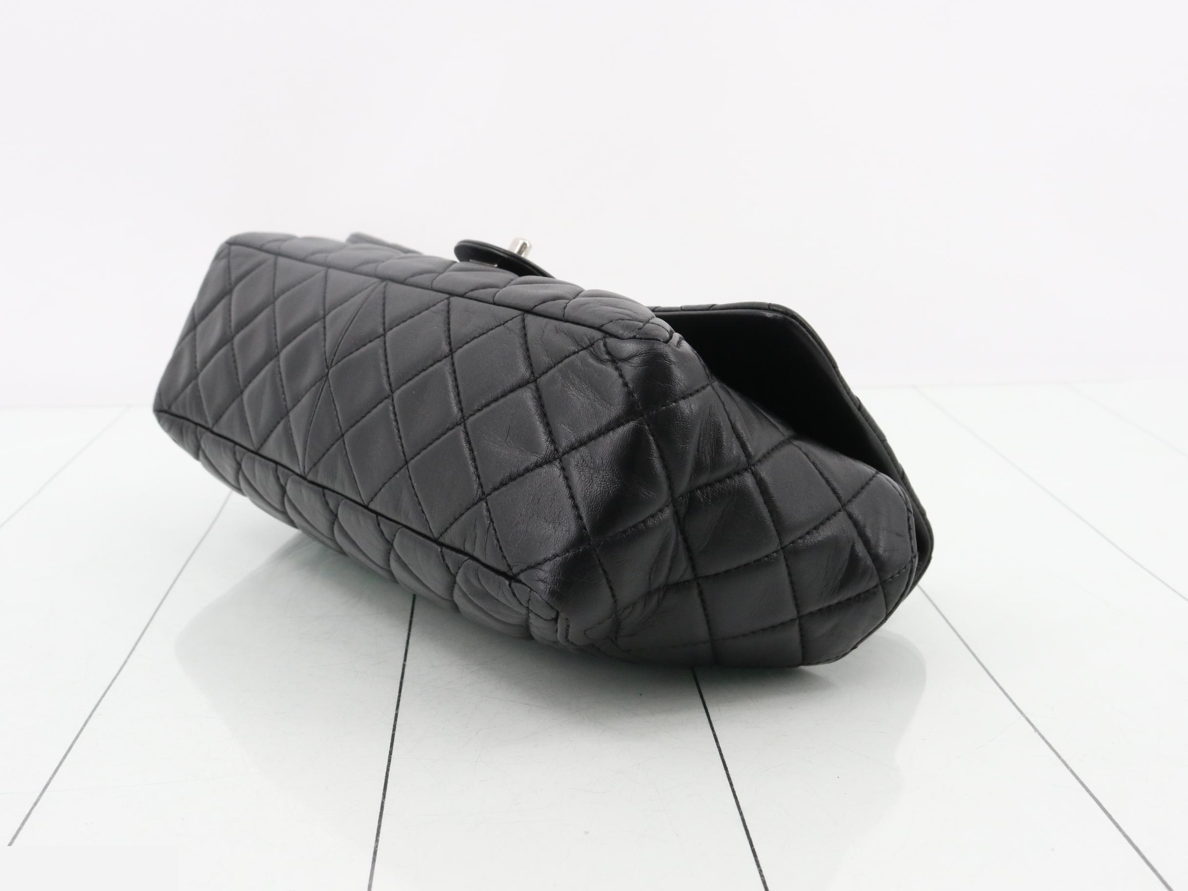 Matelassé Lambskin Double Chain Shoulder Bag — view 6