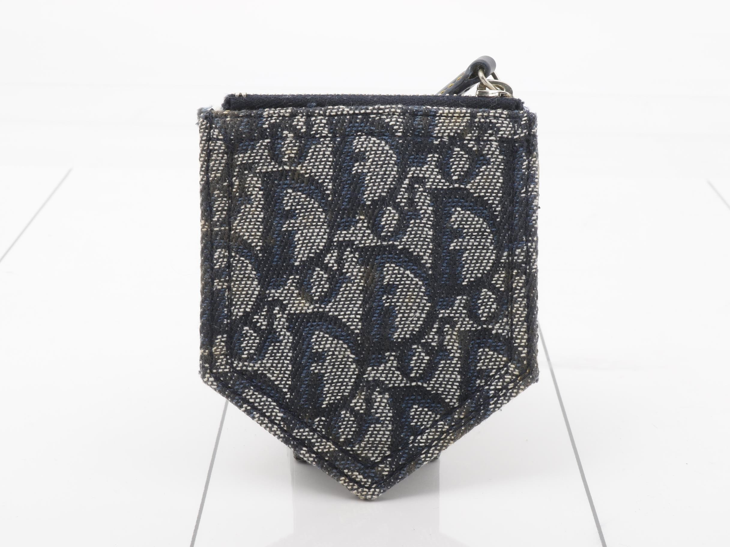 Trotter coin case, navy — view 2