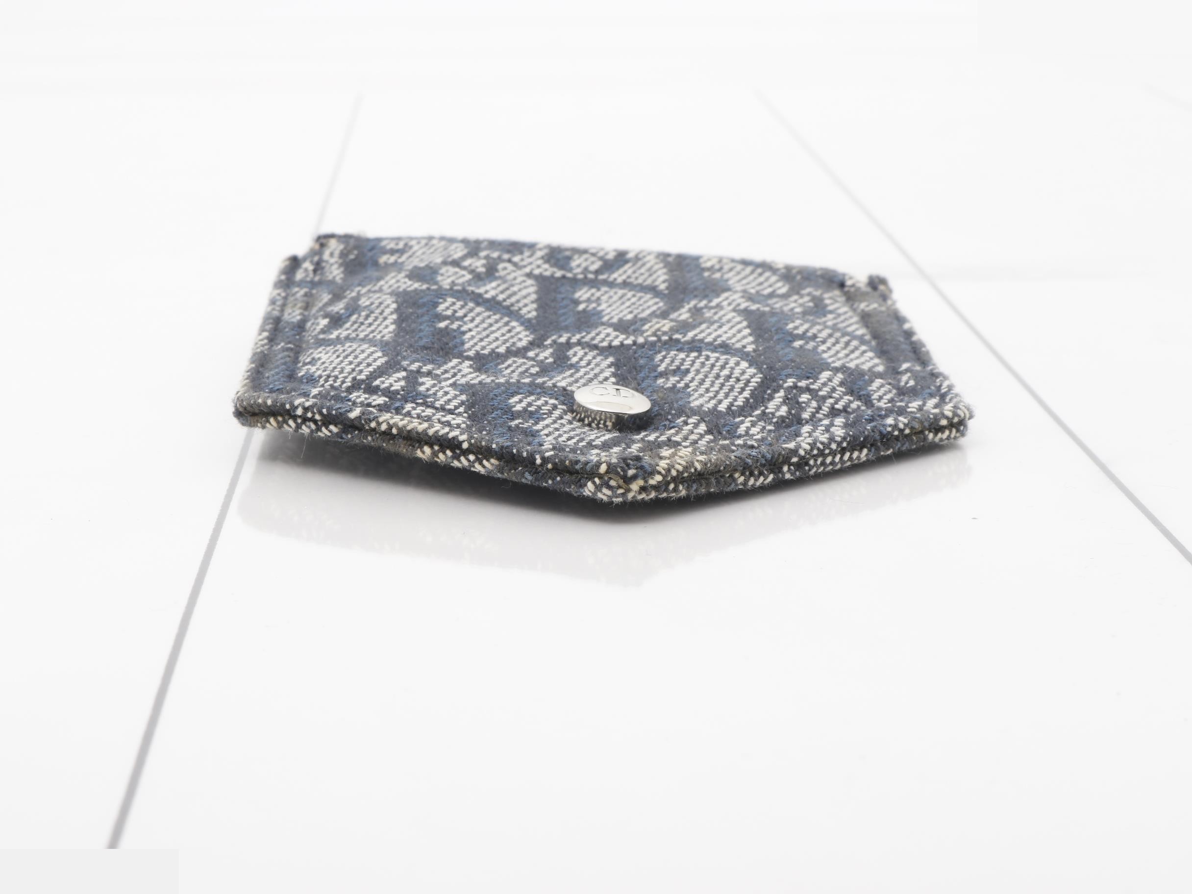 Trotter coin case, navy — view 3