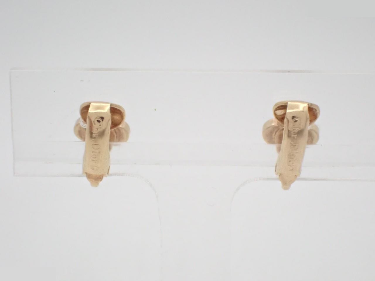 gold earrings — view 2