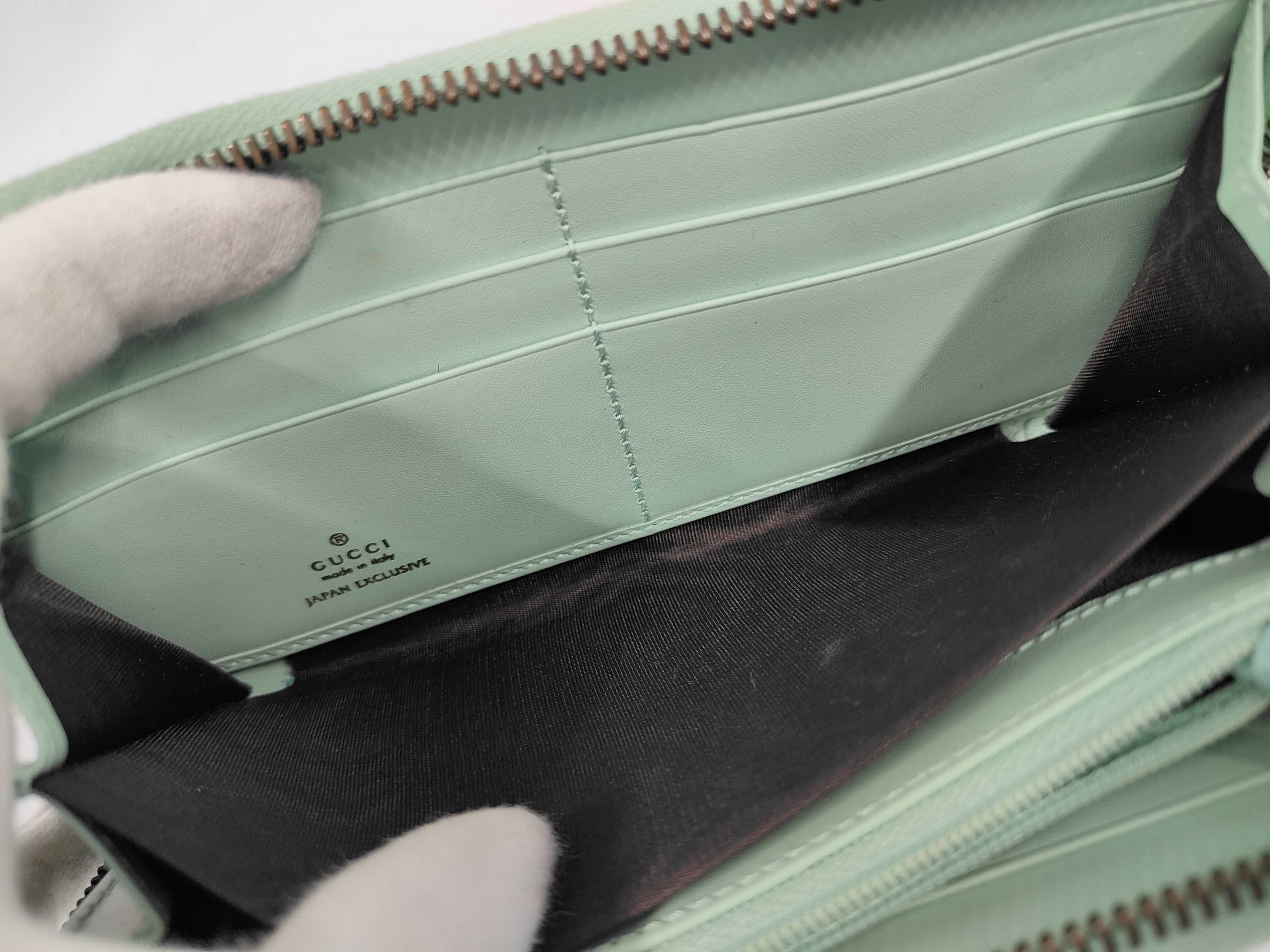 Guccissima Cat Motif Long Wallet, Japan Limited Edition 548058 Wallet — view 6
