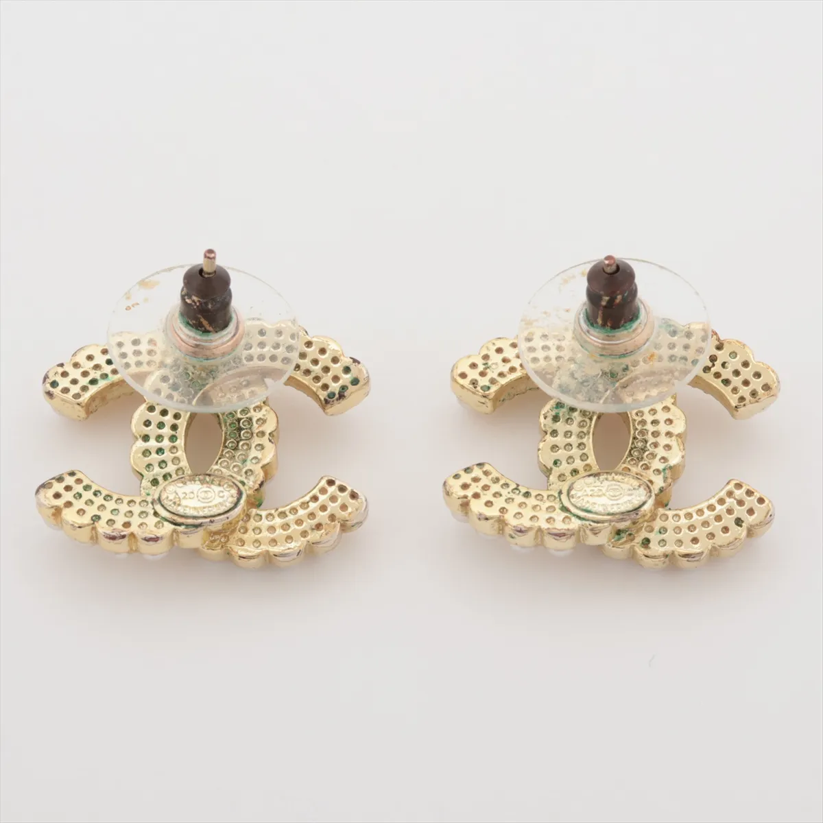 Cocomark A20C Earrings (for both ears) GP x Fake Pearl Gold — view 2